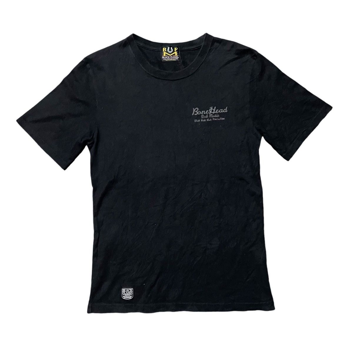 Band Tees × Vintage 💥BlackFlame Bonehead Dub Music Backhit Tees Size US S / EU 44-46 / 1 - 2 Thumbnail