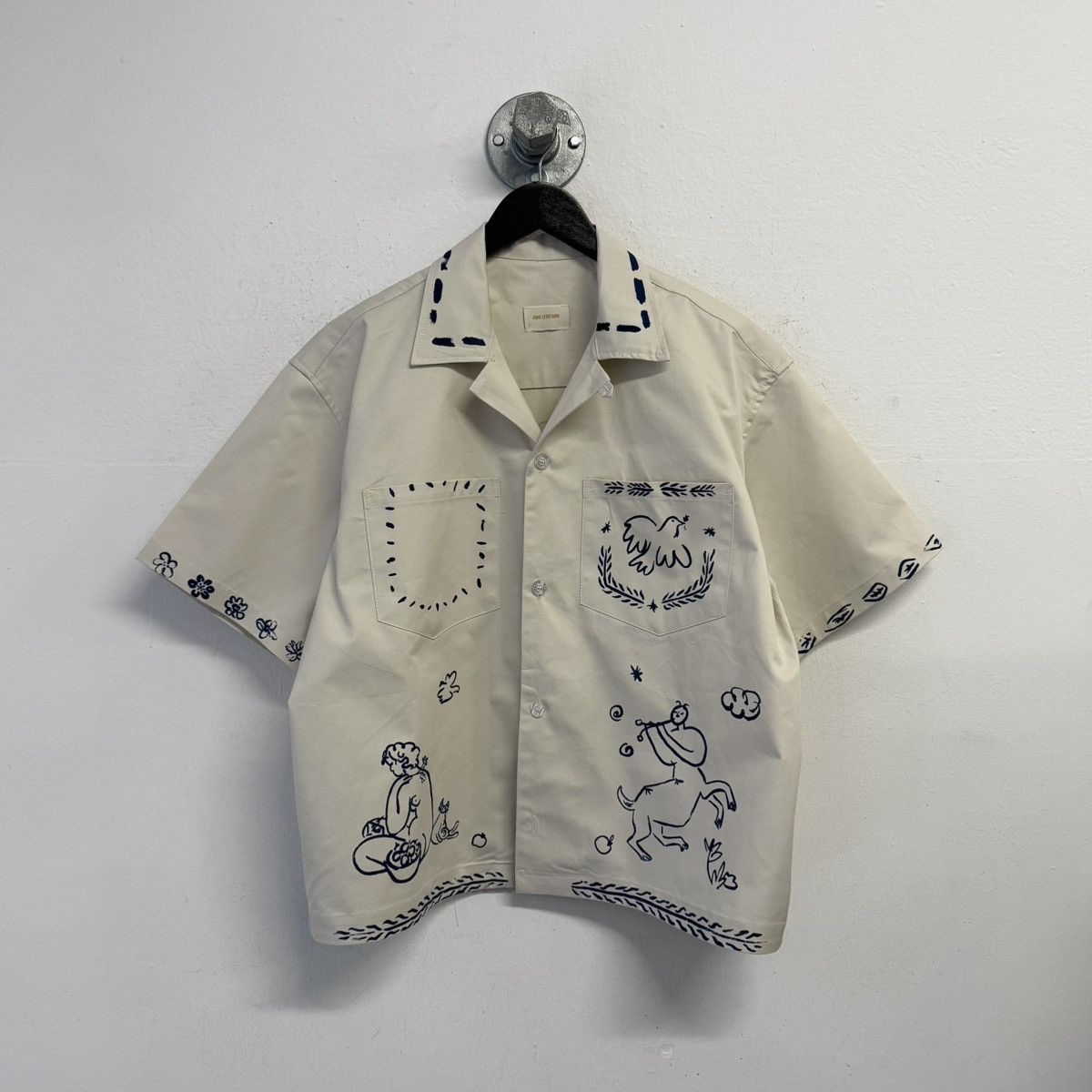 Aime Leon Dore Aime Leon Dore Lesvos Cropped Camp Shirt Size US L / EU 52-54 / 3 - 1 Thumbnail