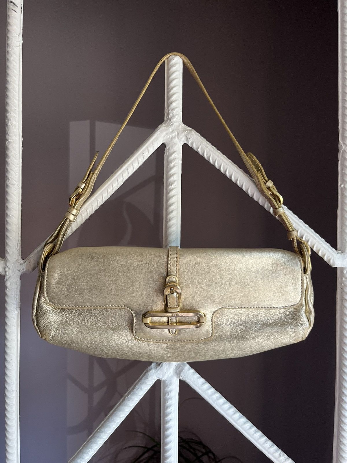 Jimmy Choo Vintage Jimmy Choo Glamour Gold Mini Bag Size ONE SIZE - 1 Thumbnail