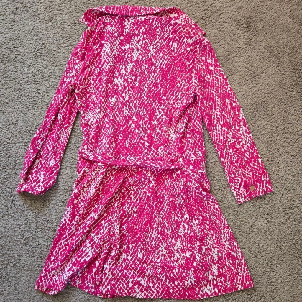 Diane von Furstenberg DVF Fuschia wrap romper Size 2 Pink display picture 1