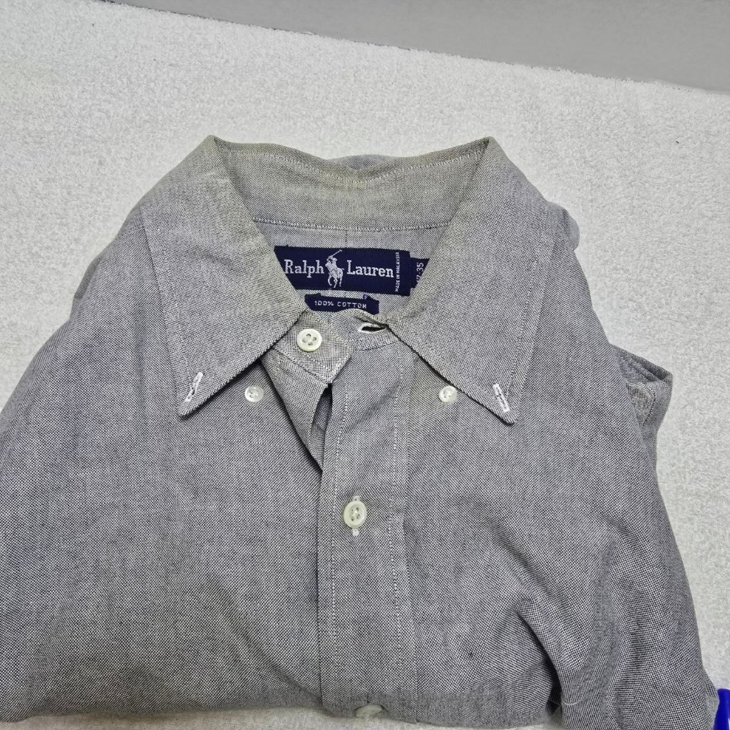 Ralph Lauren Men's Ralph Lauren Gray Casual Button Down Shirt Neck 17 Size US XL / EU 56 / 4 - 10 Thumbnail