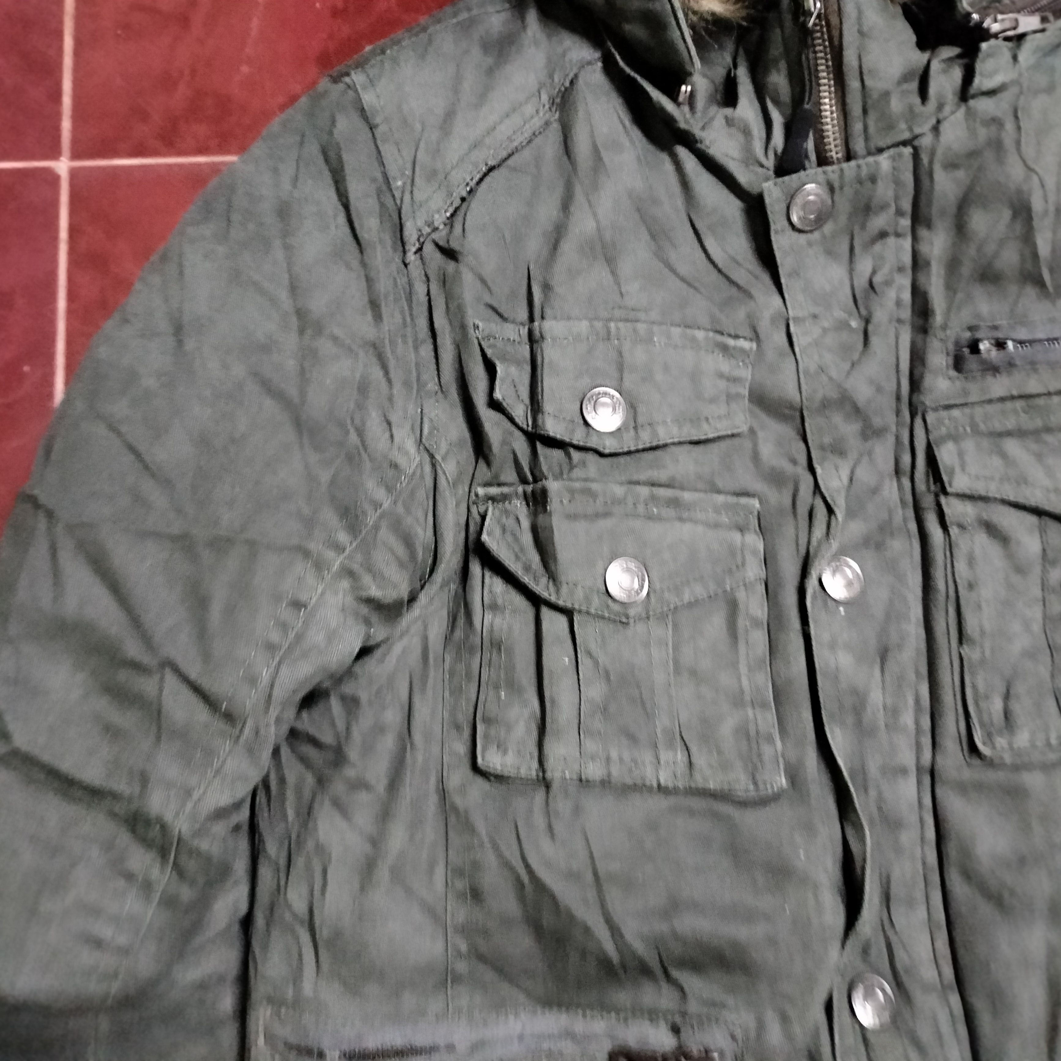 14th Addiction 2000s In the attic retro punk japanese fur jacket parka Size US M / EU 48-50 / 2 - 4 Thumbnail