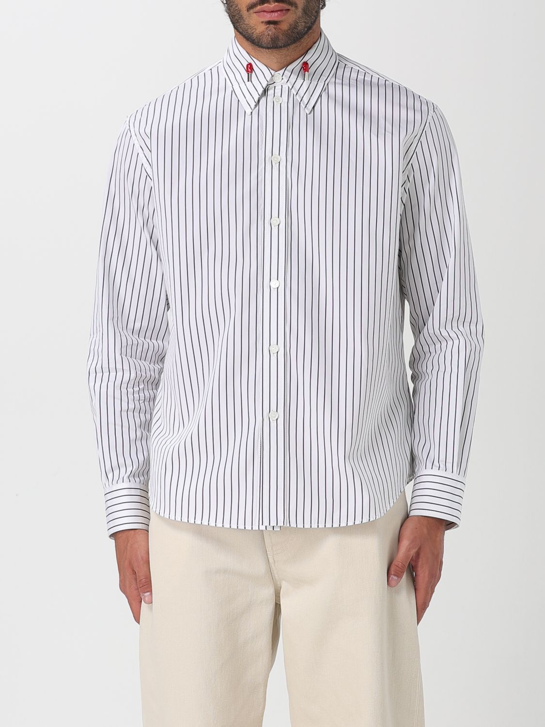 Bottega Veneta Bottega Veneta Shirt Men White Size US M / EU 48-50 / 2 - 1 Thumbnail
