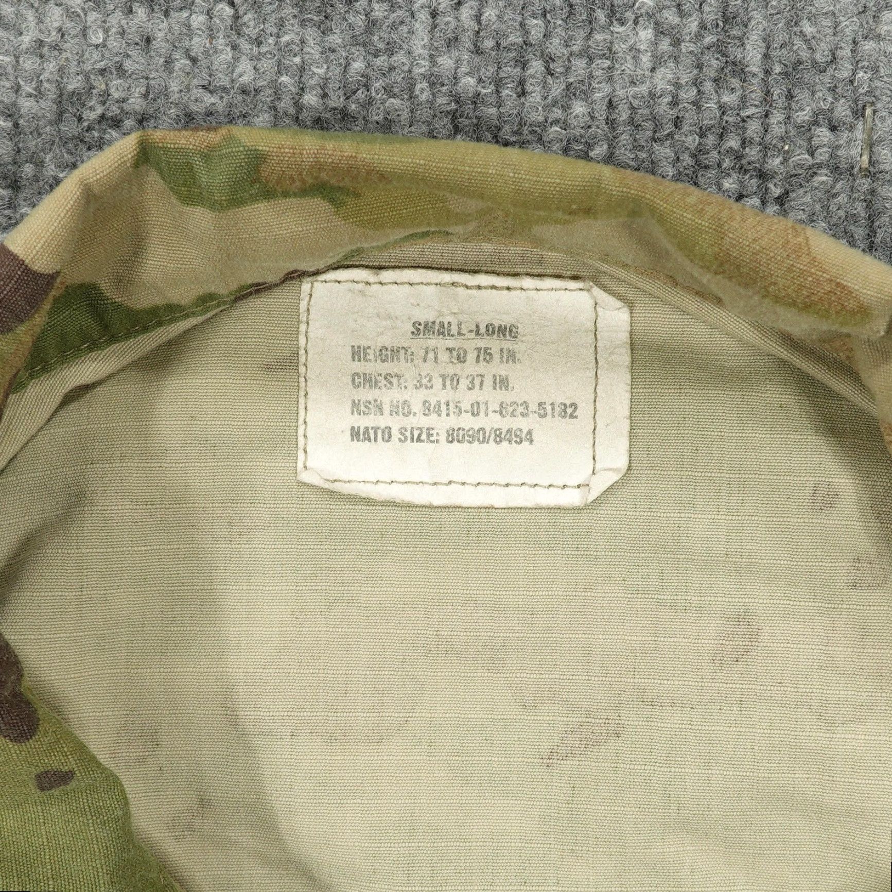 Vintage VINTAGE US Military OCP Multicam ACU Combat Uniform Coat Mens Small Long Tactical Jacket Size US S / EU 44-46 / 1 - 3 Thumbnail