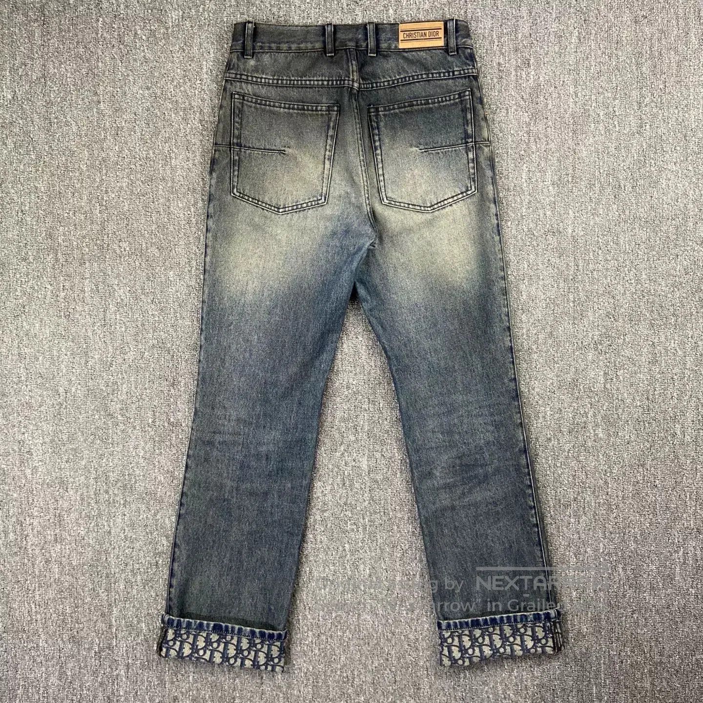 Dior dior new print denim pants size 32. Size US 32 / EU 48 - 2 Thumbnail