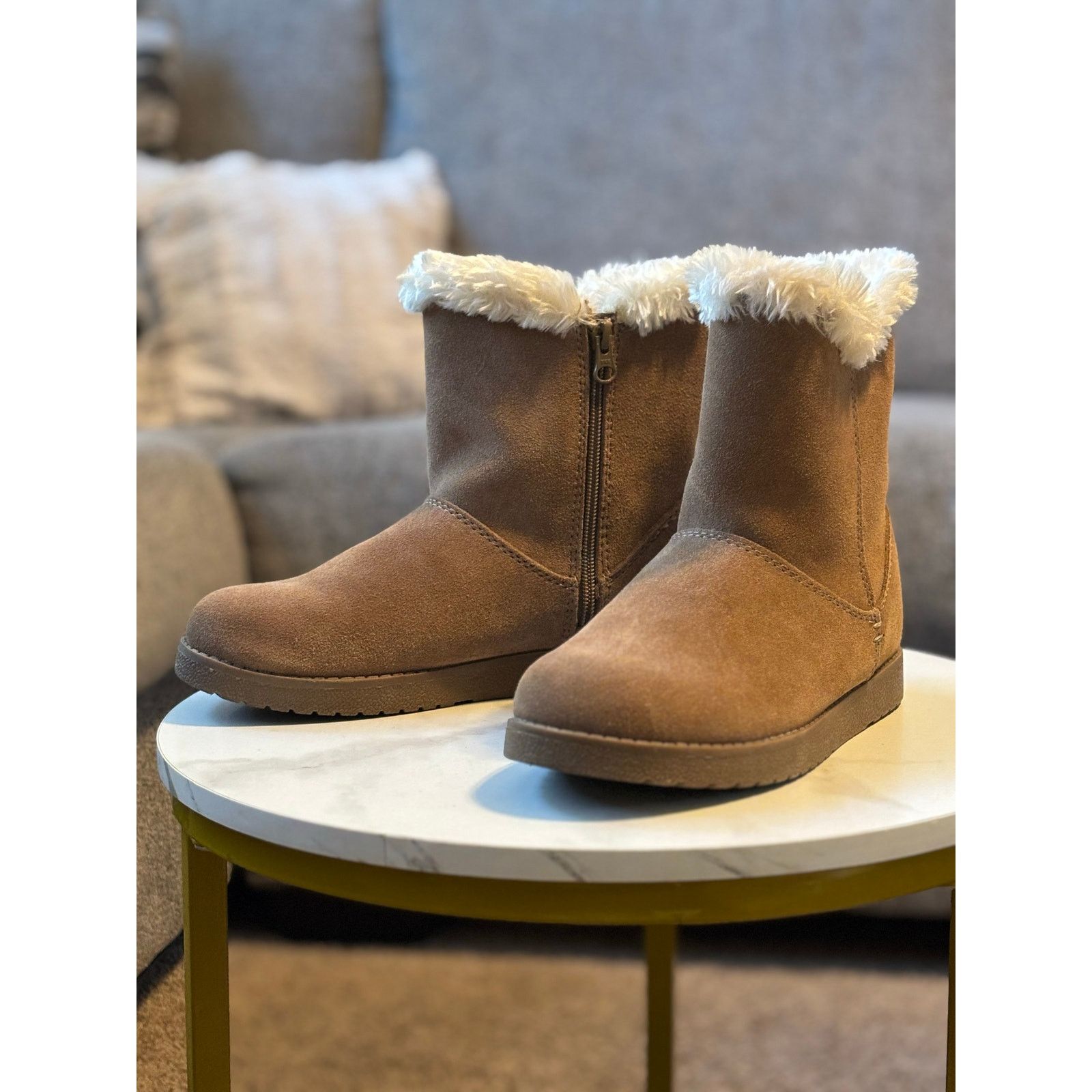The Unbranded Brand Chestnut Suede Boots Size 6 Size US 6 / IT 36 - 8 Thumbnail
