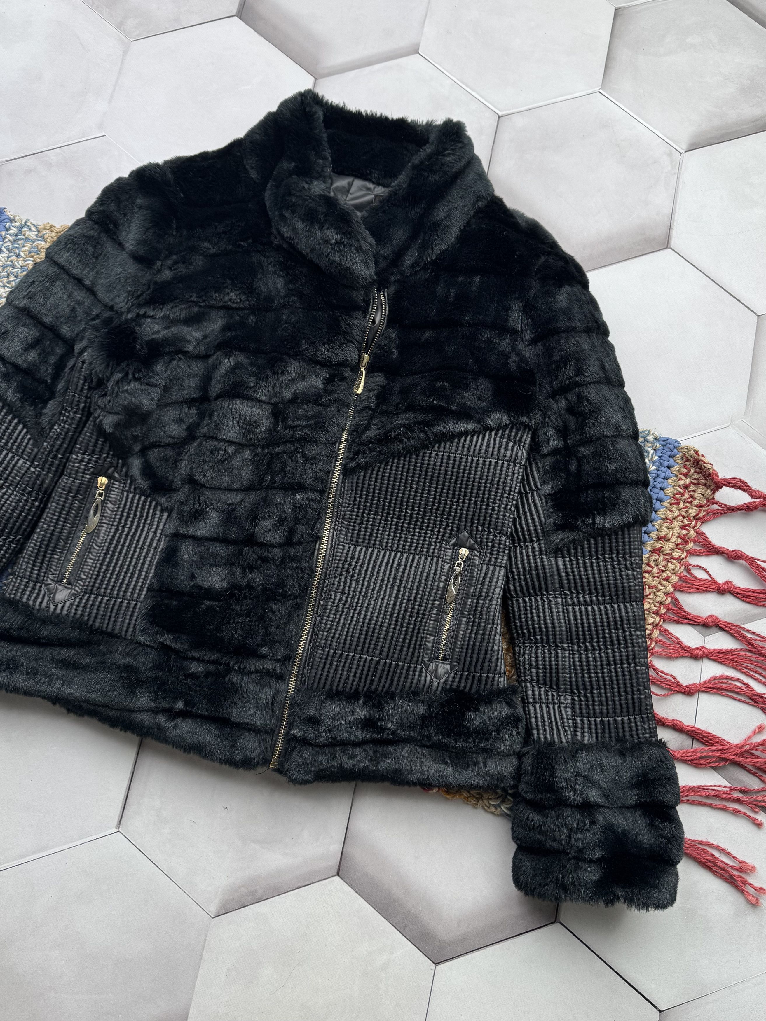 Japanese Brand Vintage Cropped Faux Fur Jacket Size M / US 6-8 / IT 42-44 - 3 Thumbnail