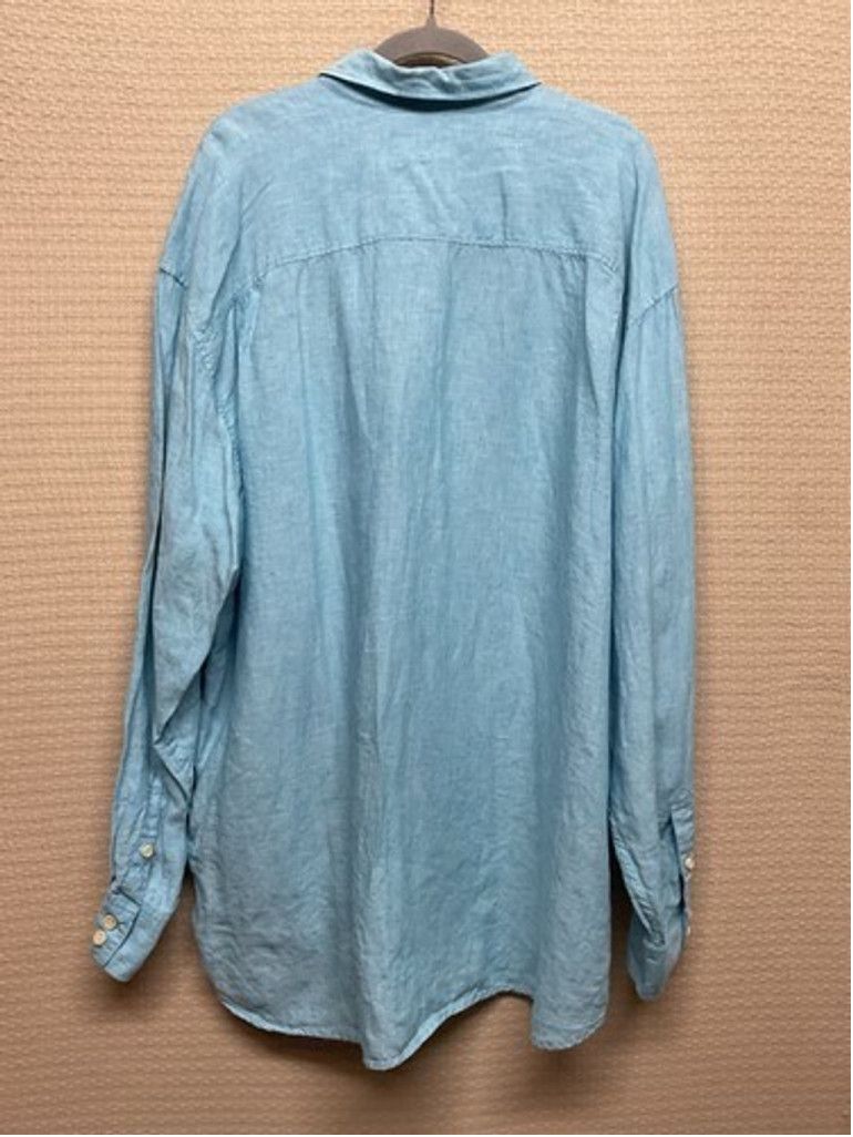 Tommy Bahama Tommy Bahama Relax Linen Button Up Shirt Men Plus Size 3XL Size US XXL / EU 58 / 5 - 7 Thumbnail