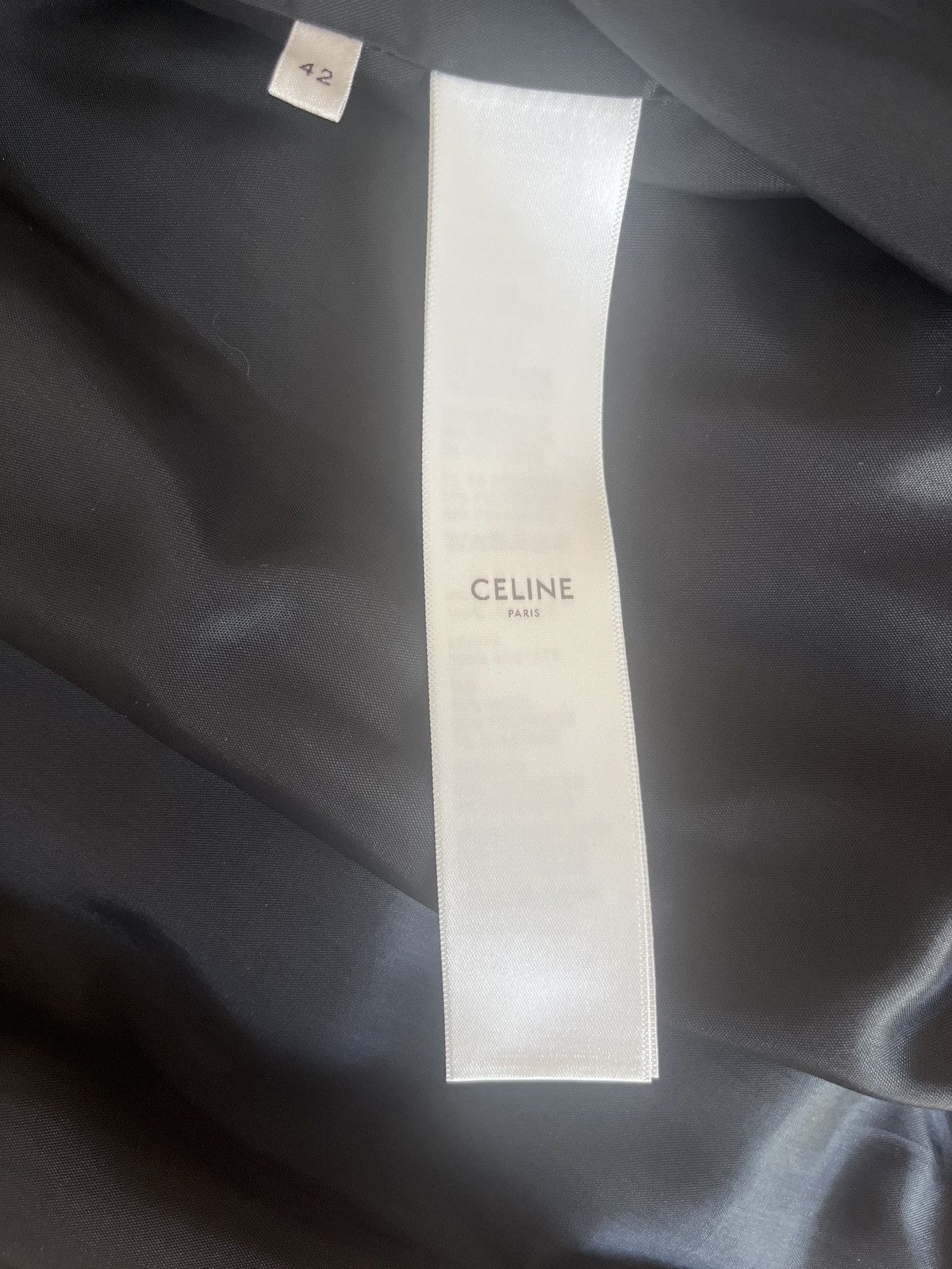 Celine Celine Black / Gold, Casaque Bomber Jacket, 2V28E423N.38MR Size M / US 6-8 / IT 42-44 - 9 Thumbnail