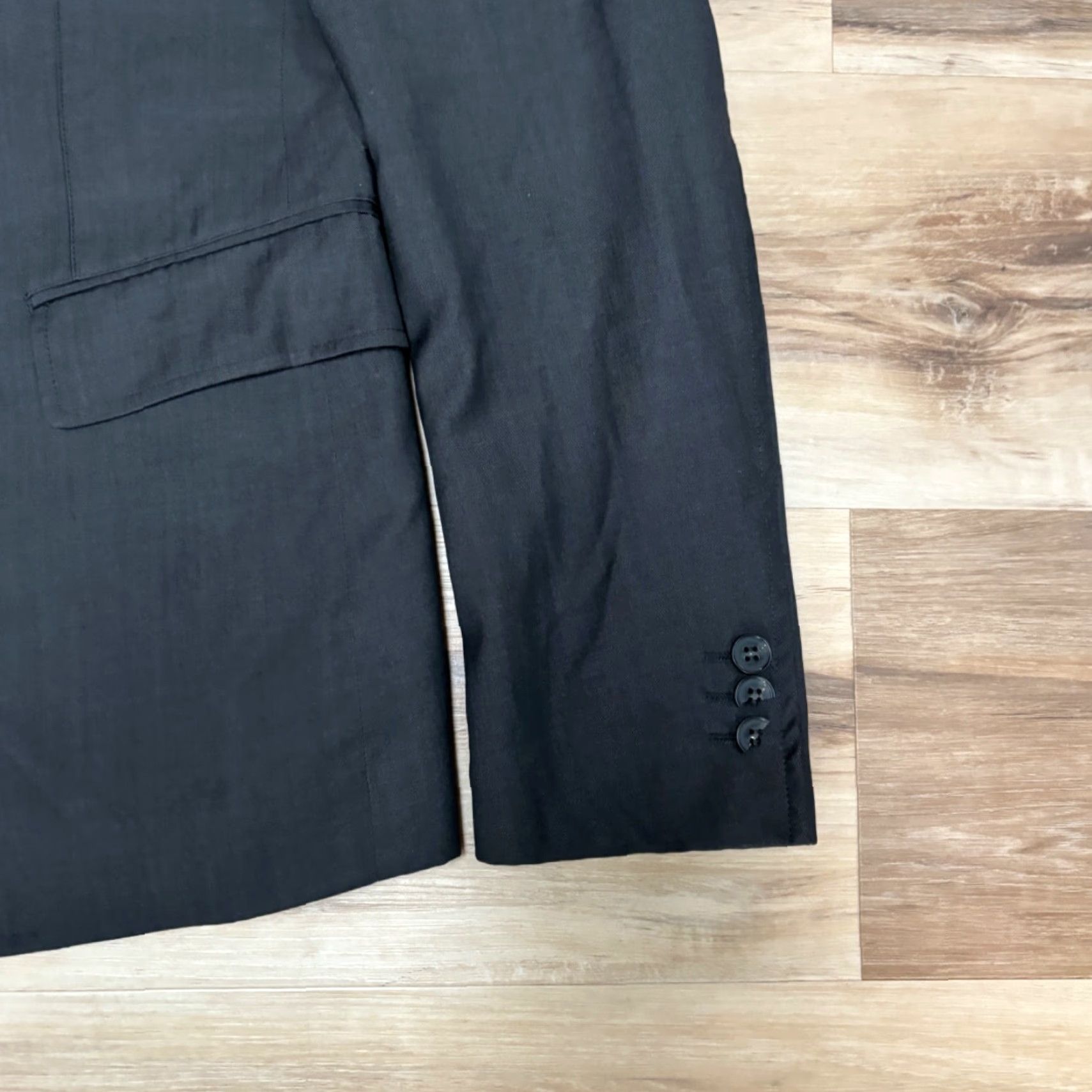 Topman Topman Blazer Mens 36R Gray Wool Blend Sport Jacket 2 Button Size 36R - 3 Thumbnail