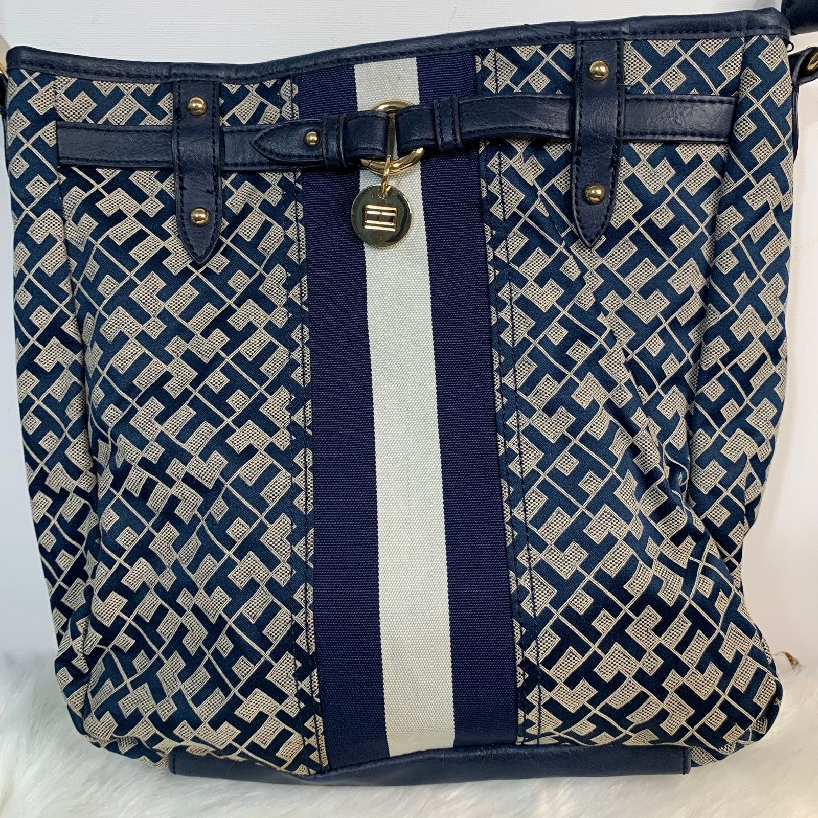 Tommy Hilfiger Tommy Hilfiger Blue Purse Size ONE SIZE - 5 Thumbnail