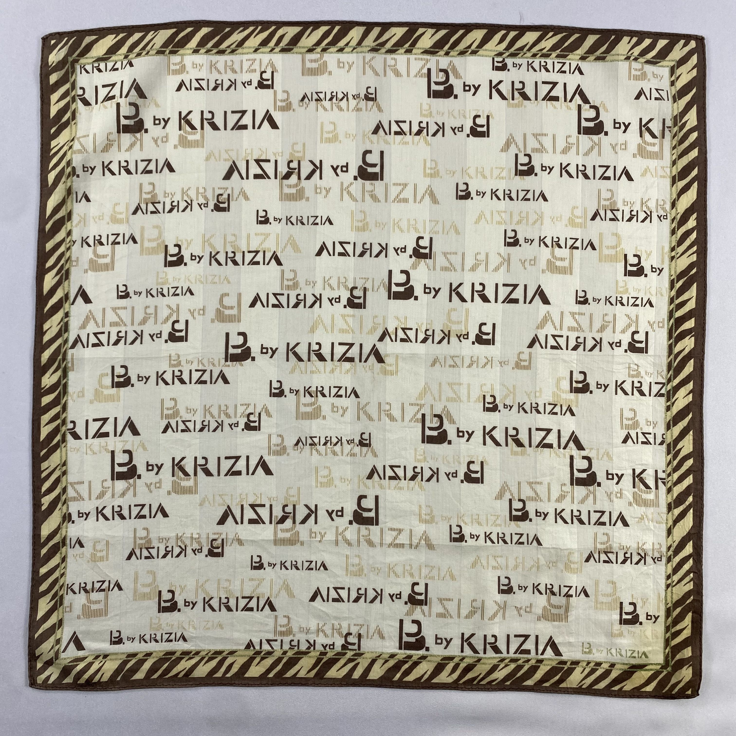 Krizia Uomo × Vintage Krizia Uomo Bandana/ Handkerchief / Neckerchief-P1678 Size ONE SIZE - 1 Thumbnail