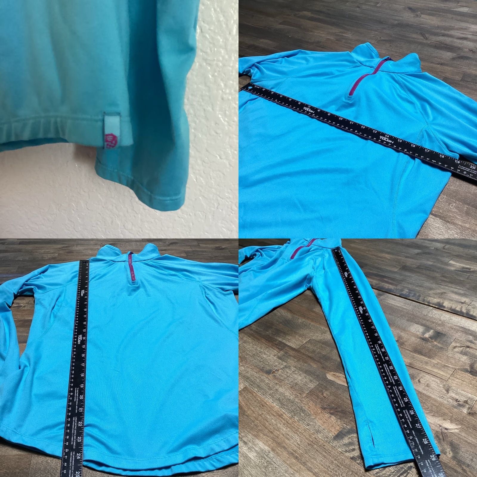 Mountain Hardwear Mountain Hardwear Women Butter Zippity Pullover L Ocean Blue 1/4 Zip Long Sleeve Size L / US 10 / IT 46 - 8 Thumbnail