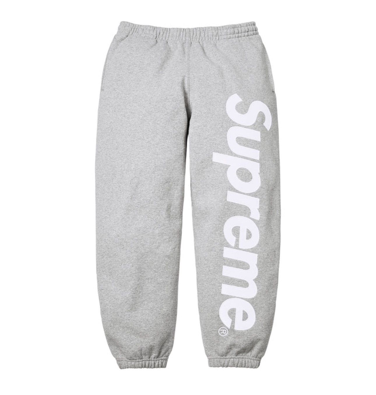Supreme Supreme Coverstitch Sweat pants grey Sz L | Grailed