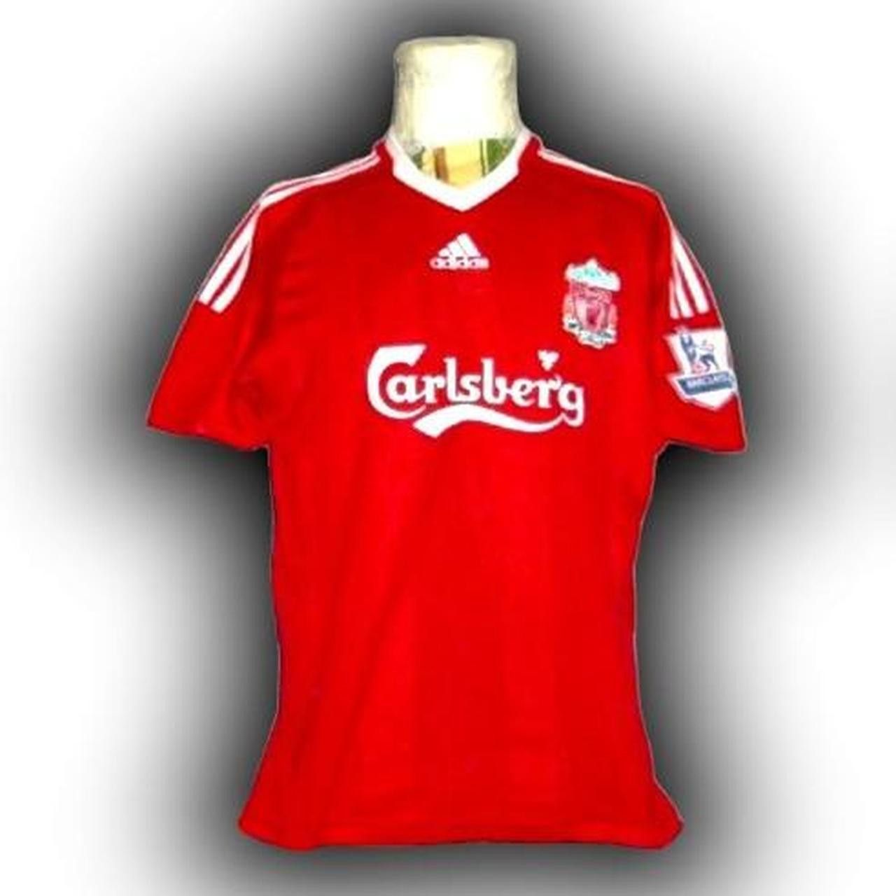 Adidas Fc Liverpool England 2008 2009 2010 Home Shirt Jersey Size US M / EU 48-50 / 2 - 3 Thumbnail