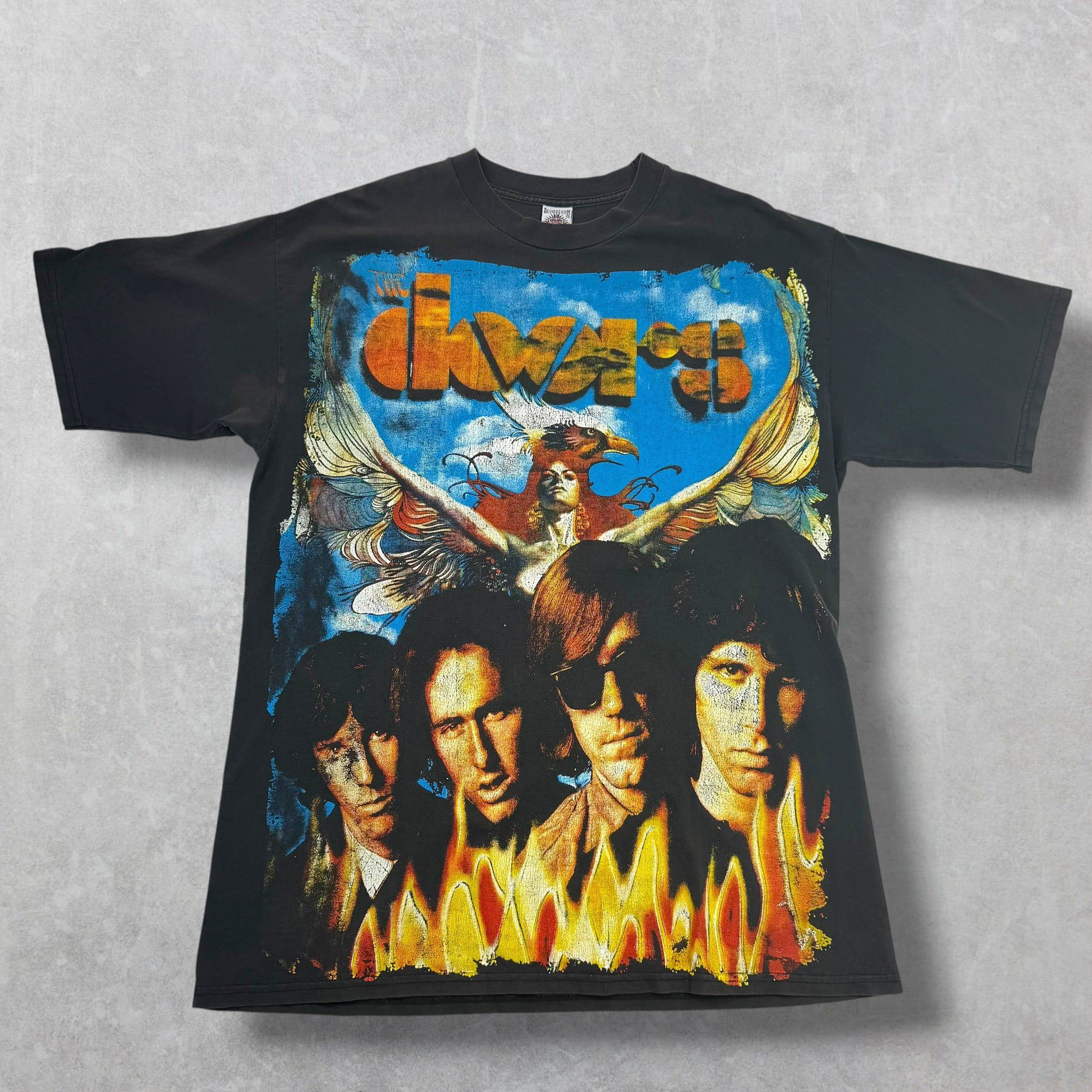 Vintage Vintage 90's Resurreccion Doors Light My Fire Tee XL Size US XL / EU 56 / 4 - 1 Thumbnail