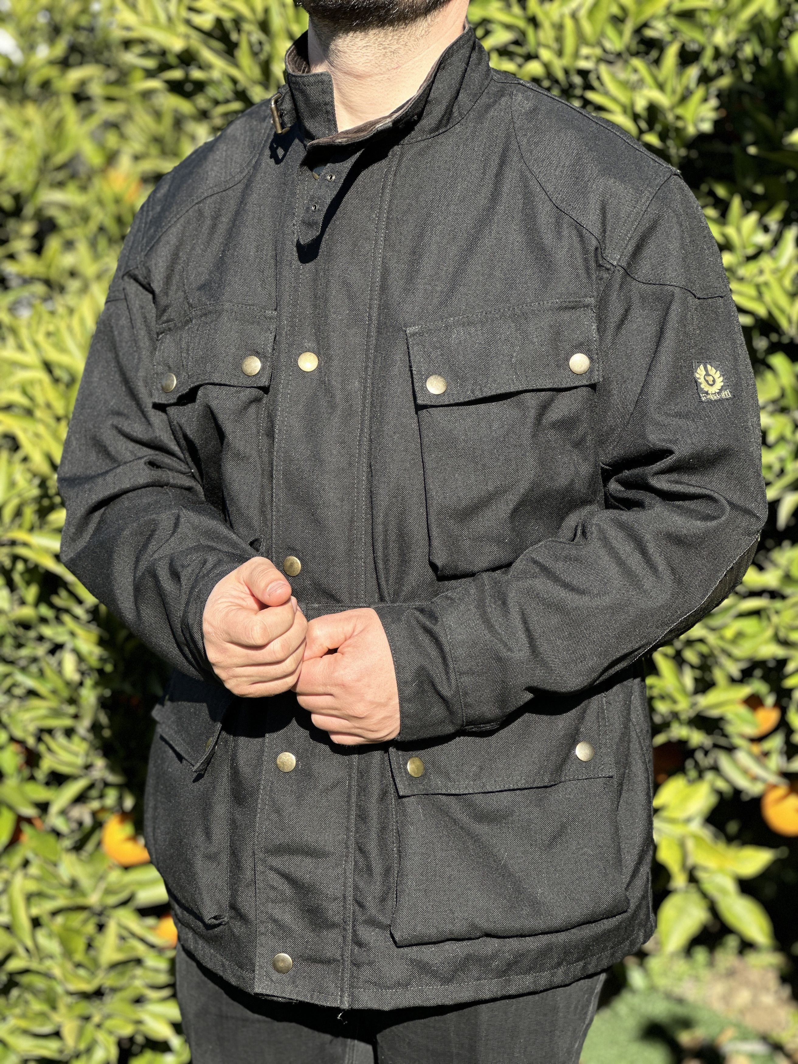 Belstaff Knit Belstaff Biker Motorcycle Rider Double Jacket Size L Size US L / EU 52-54 / 3 - 2 Thumbnail
