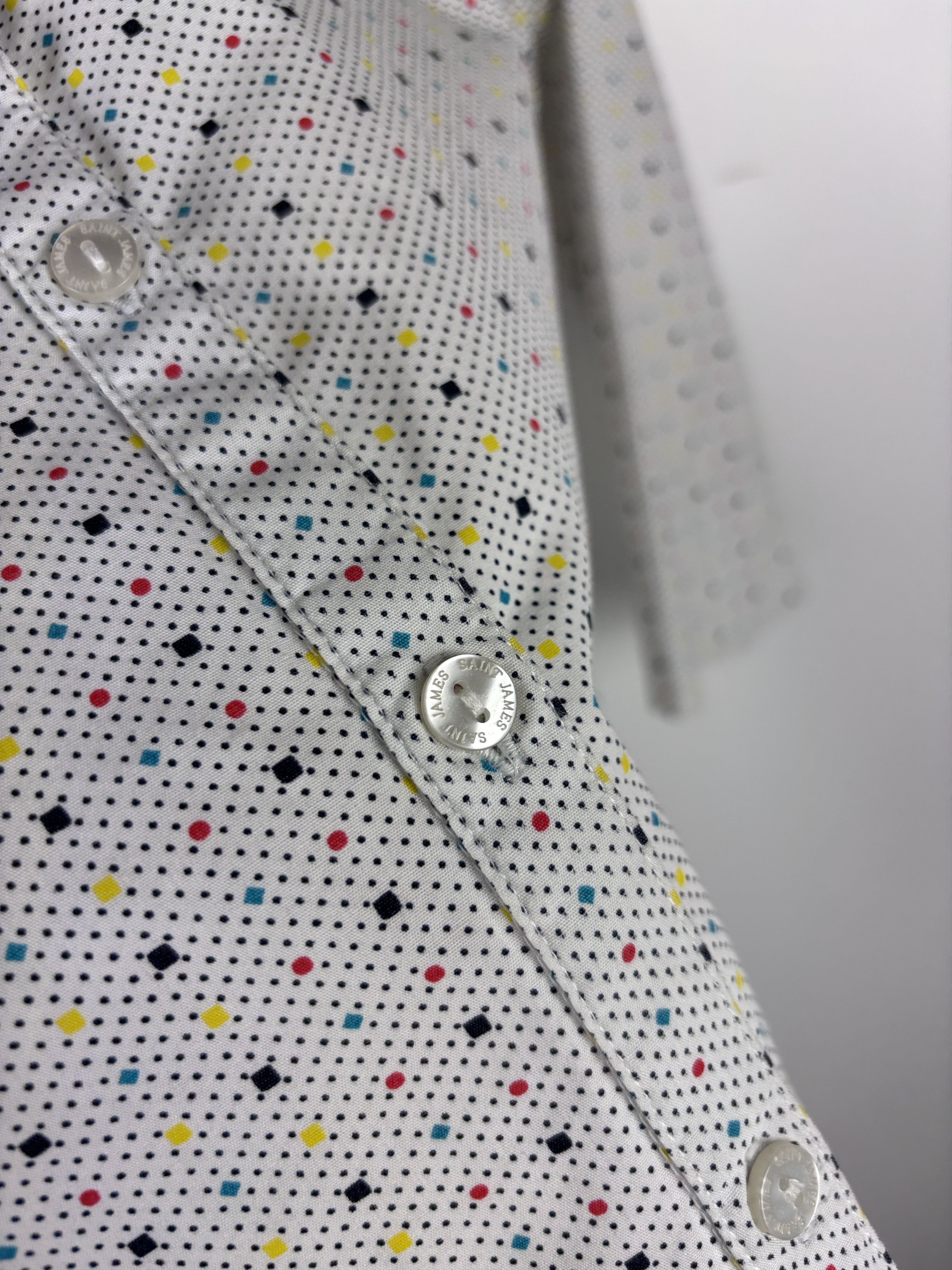 Saint James Saint James Button Up 3/4 Sleeve Shirt Polka Dot US 8 (S) Size M / US 6-8 / IT 42-44 - 10 Thumbnail