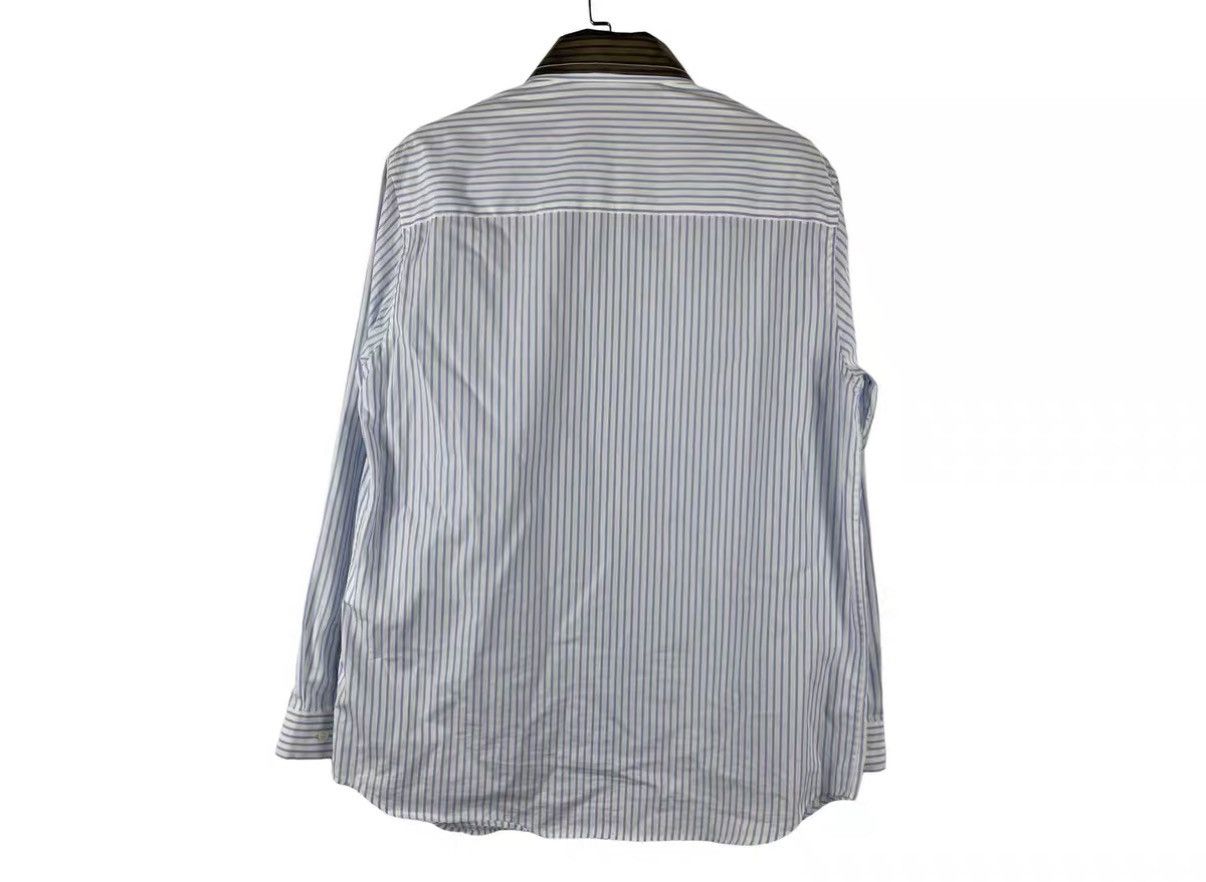N21 N21 Striped Art Print PVC Collar Shirt J31 Size US S / EU 44-46 / 1 - 2 Thumbnail