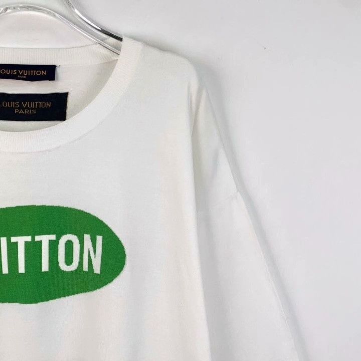Louis Vuitton Louis Vuitton 2022 White Logo Cotton T-Shirt Size US XXL / EU 58 / 5 - 3 Thumbnail