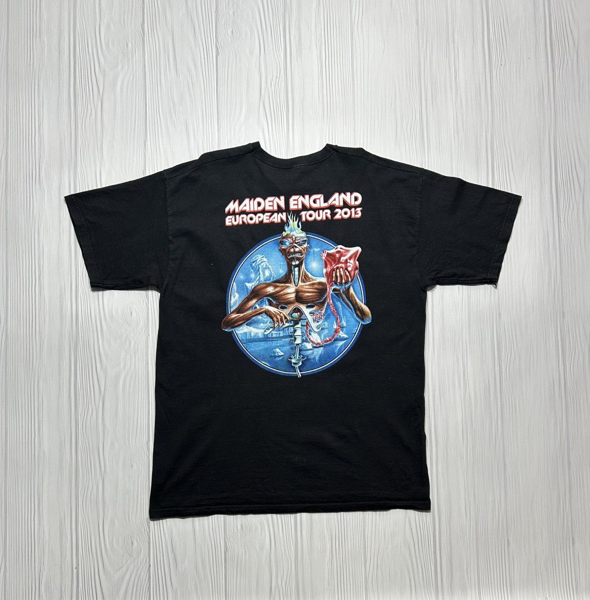Band Tees Vintage Iron Maiden Tour 2013 T-Shirt Size XL Size US XL / EU 56 / 4 - 2 Thumbnail