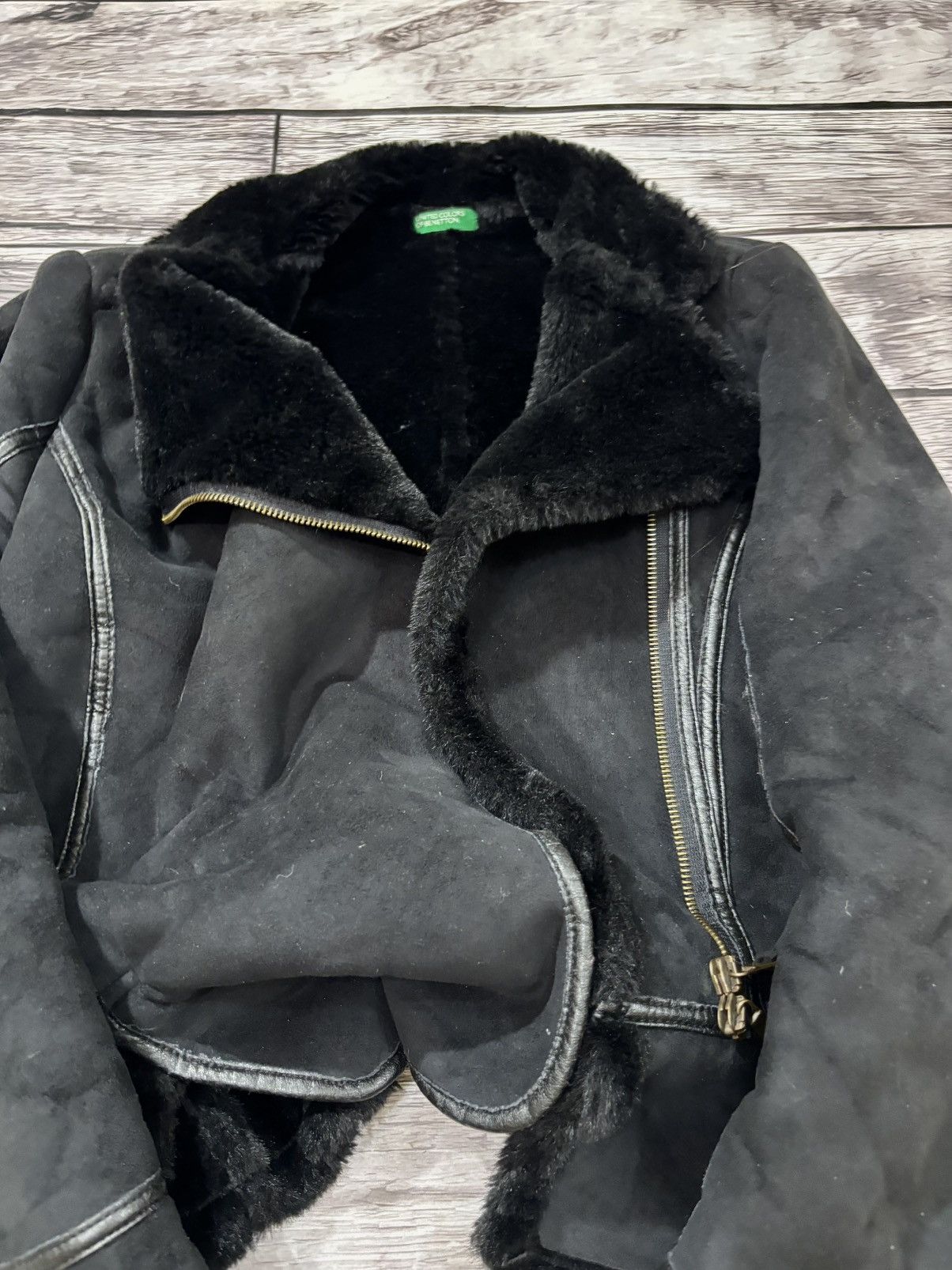 Japanese Brand × Le Grande Bleu (L.G.B.) Yohji Yamamoto Balenciaga Playboi Carti Style Leather Jacket Size US S / EU 44-46 / 1 - 4 Thumbnail