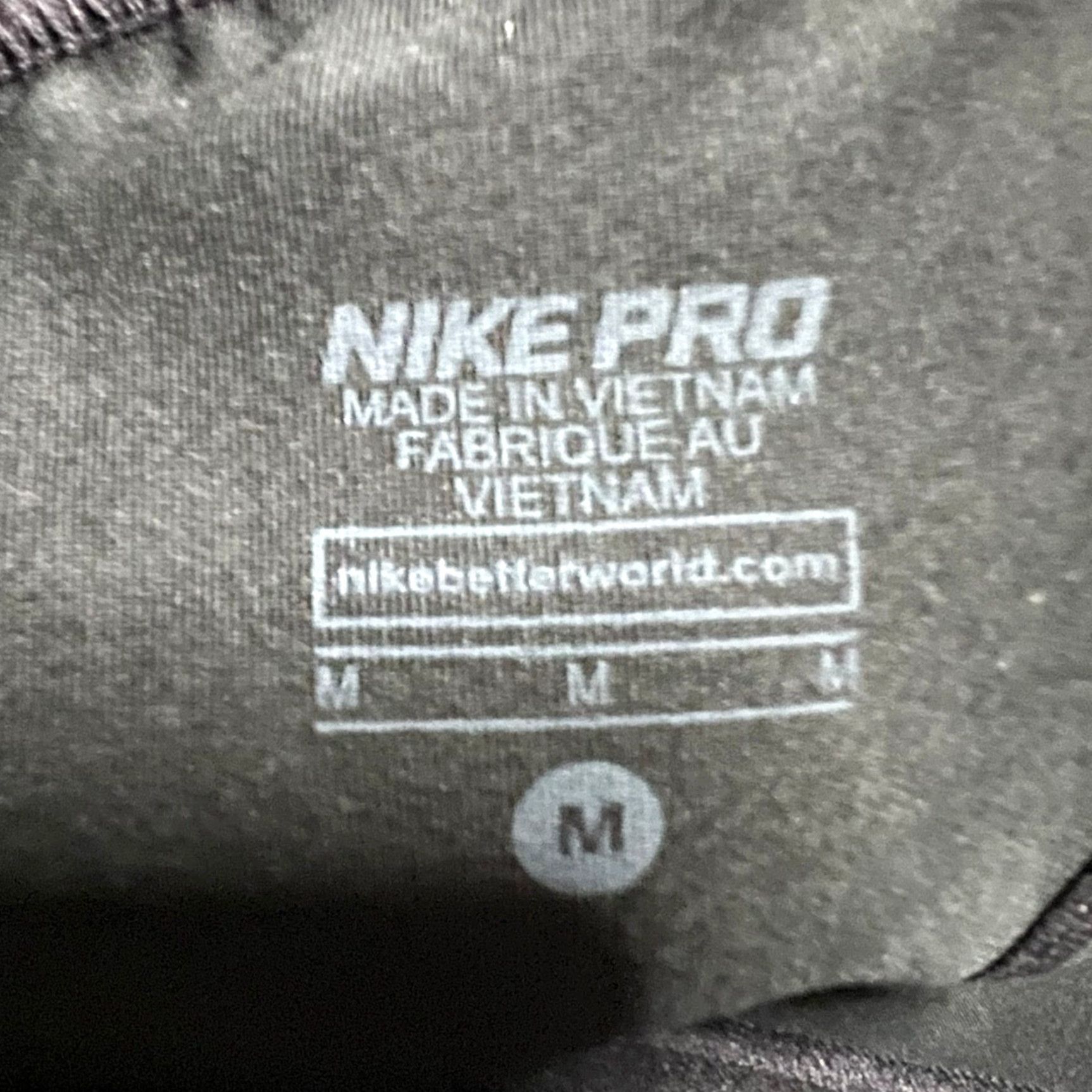 Nike Nike Pro Shorts Womens Medium Compression Longer Length Black Size 32" / US 10 / IT 46 - 3 Thumbnail