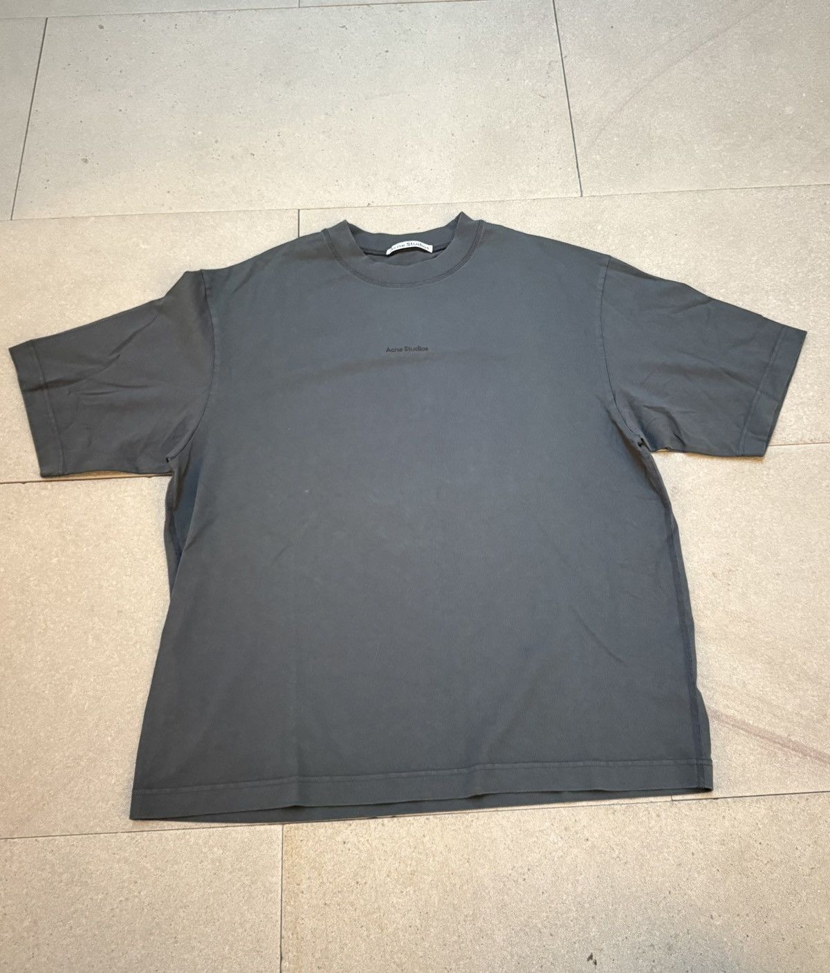 Acne Studios Acne Studios Charcoal T Shirt Size US L / EU 52-54 / 3 - 3 Thumbnail
