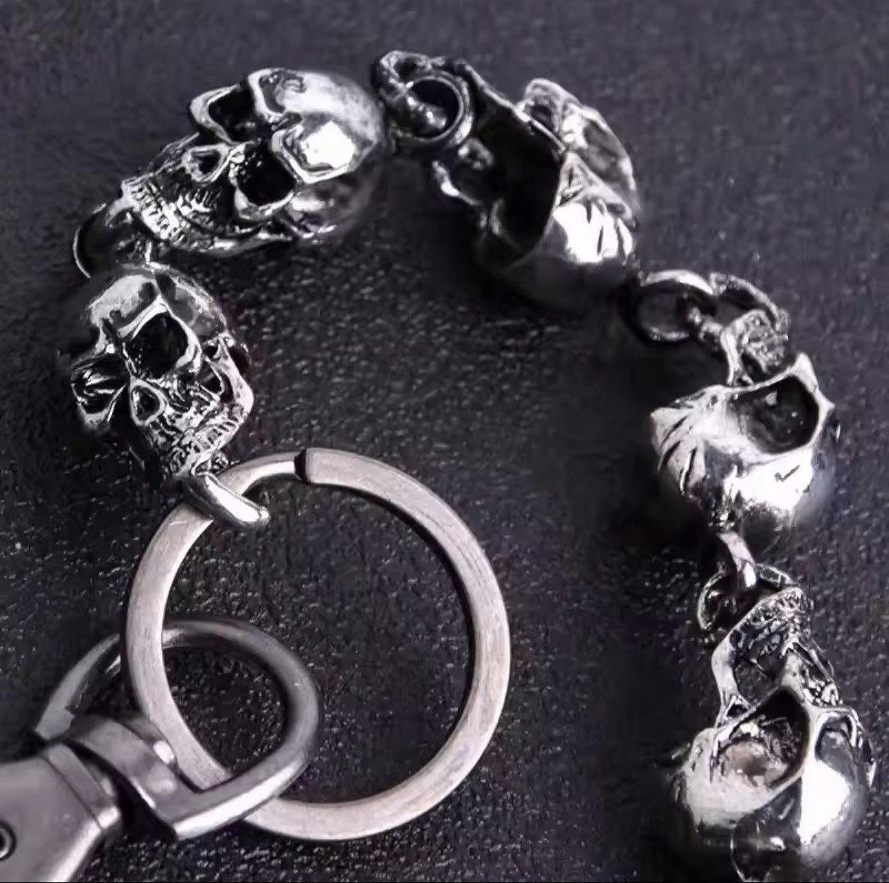 Jewelry Punk Skulls Wallet Chain Size ONE SIZE - 4 Thumbnail