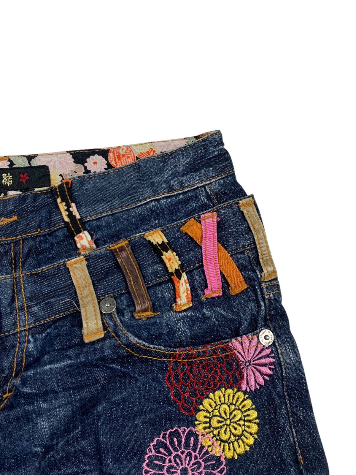Tornado Mart Japanese brand double waist jeans pants Size US 30 / EU 46 - 7 Thumbnail