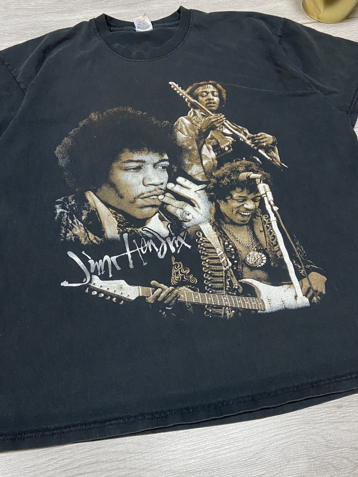 Vintage Jimi Hendrix vintage t-shirt big print Size US XL / EU 56 / 4 - 4 Thumbnail