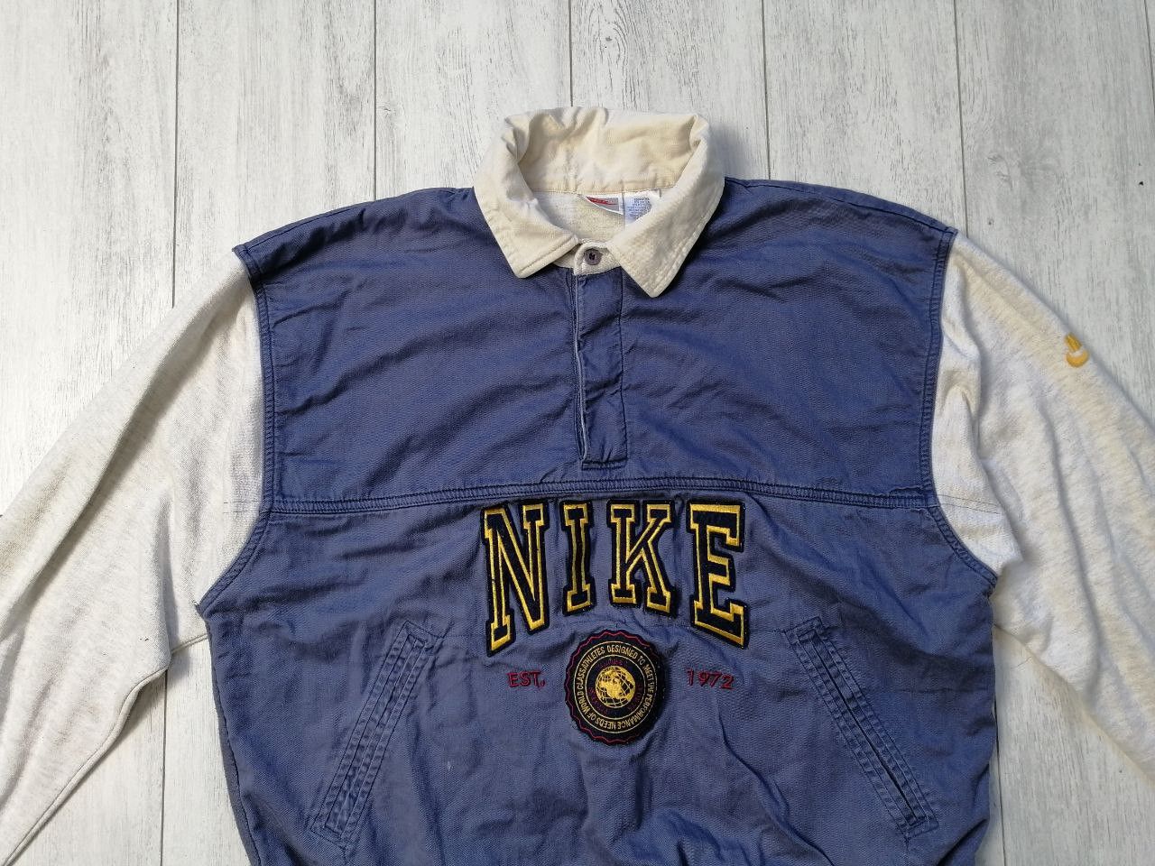 Nike × Vintage Y2K Nike Vintage 90’s Embroidered Big Logo Rare Sweatshirt Size US M / EU 48-50 / 2 - 2 Thumbnail