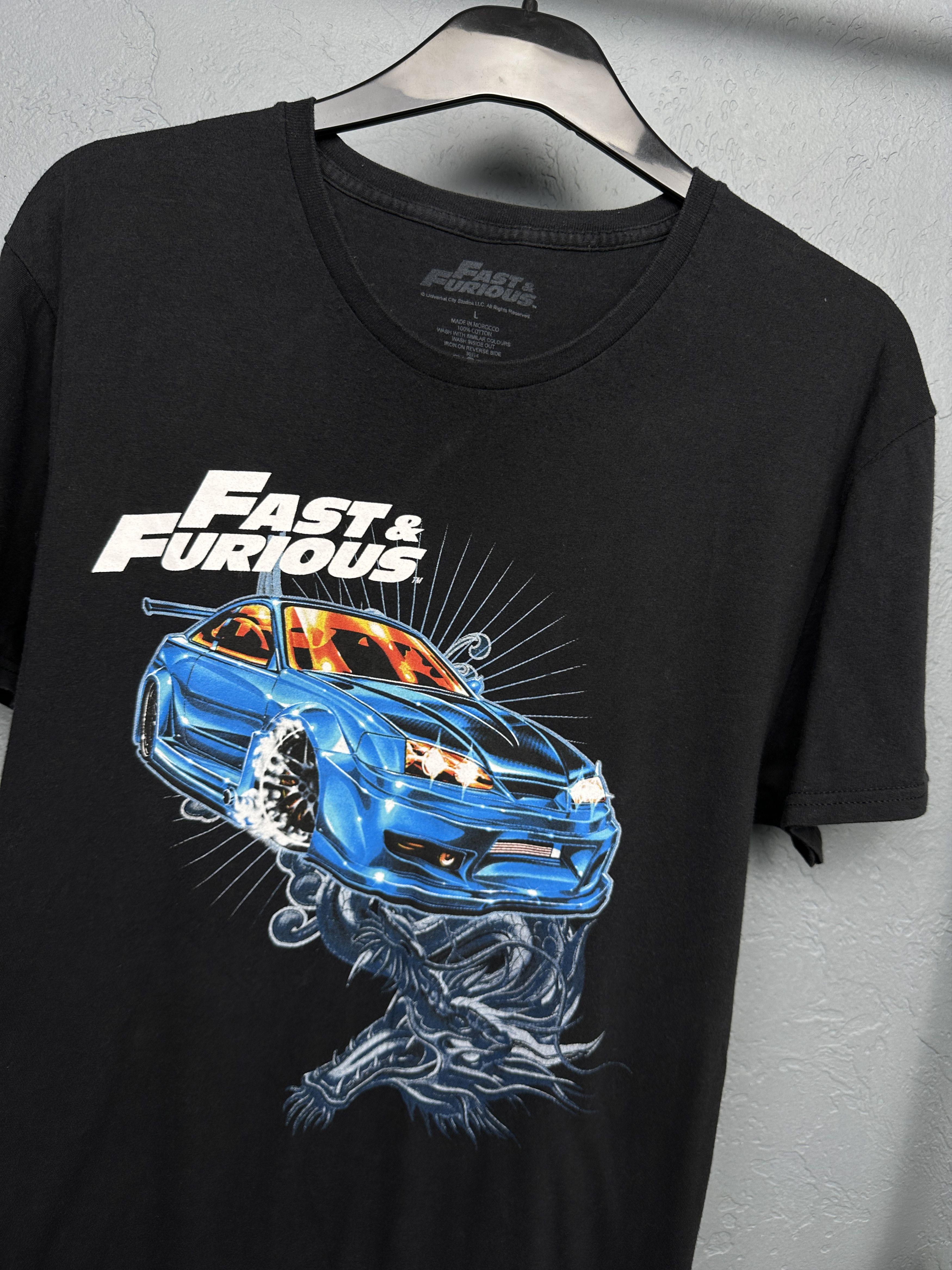 Vintage Fast And Furious Movie Vintage Mens T-Shirt Size US L / EU 52-54 / 3 - 2 Thumbnail