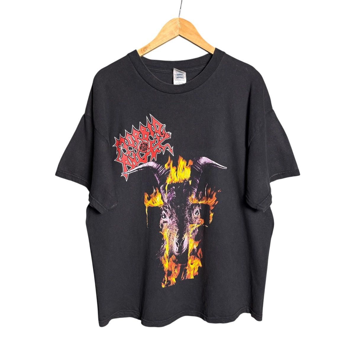 Band Tees × Vintage Vintage 00s Marduk Plague Angel Shirt Black 