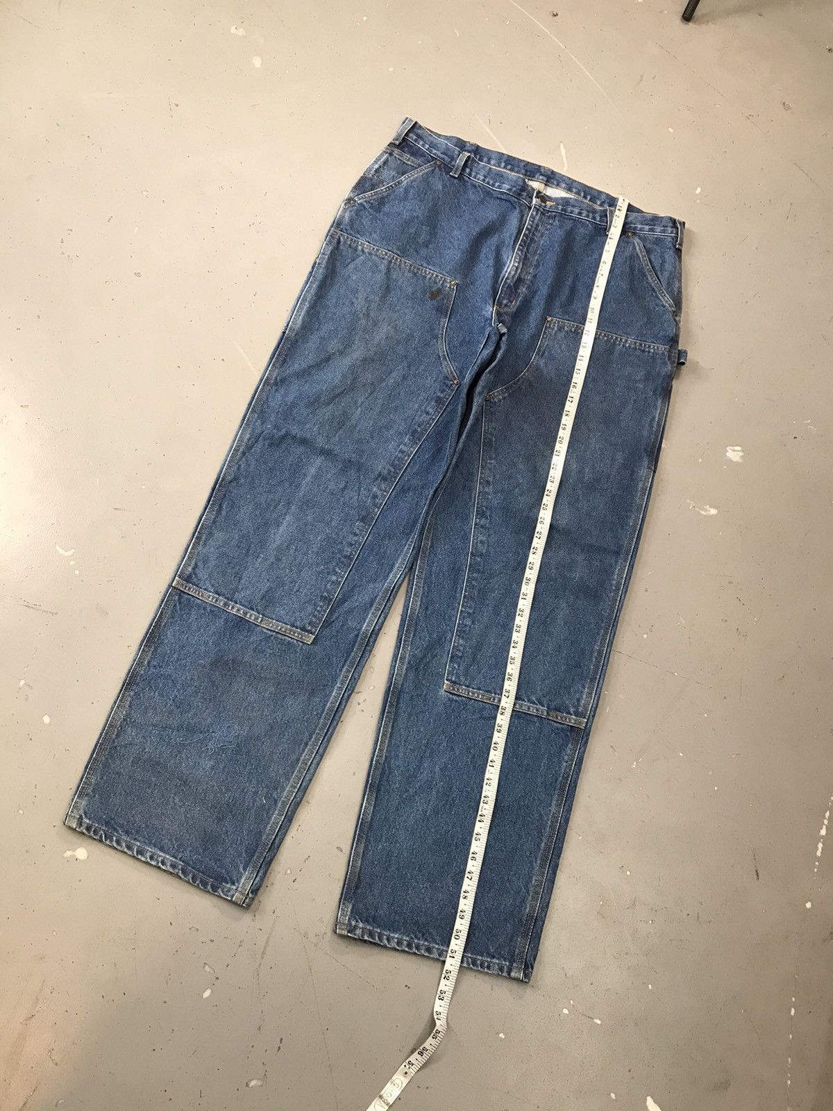 Carhartt × Vintage Vintage Carhartt B73 DST double knee denim Size US 44 / EU 60 - 3 Thumbnail