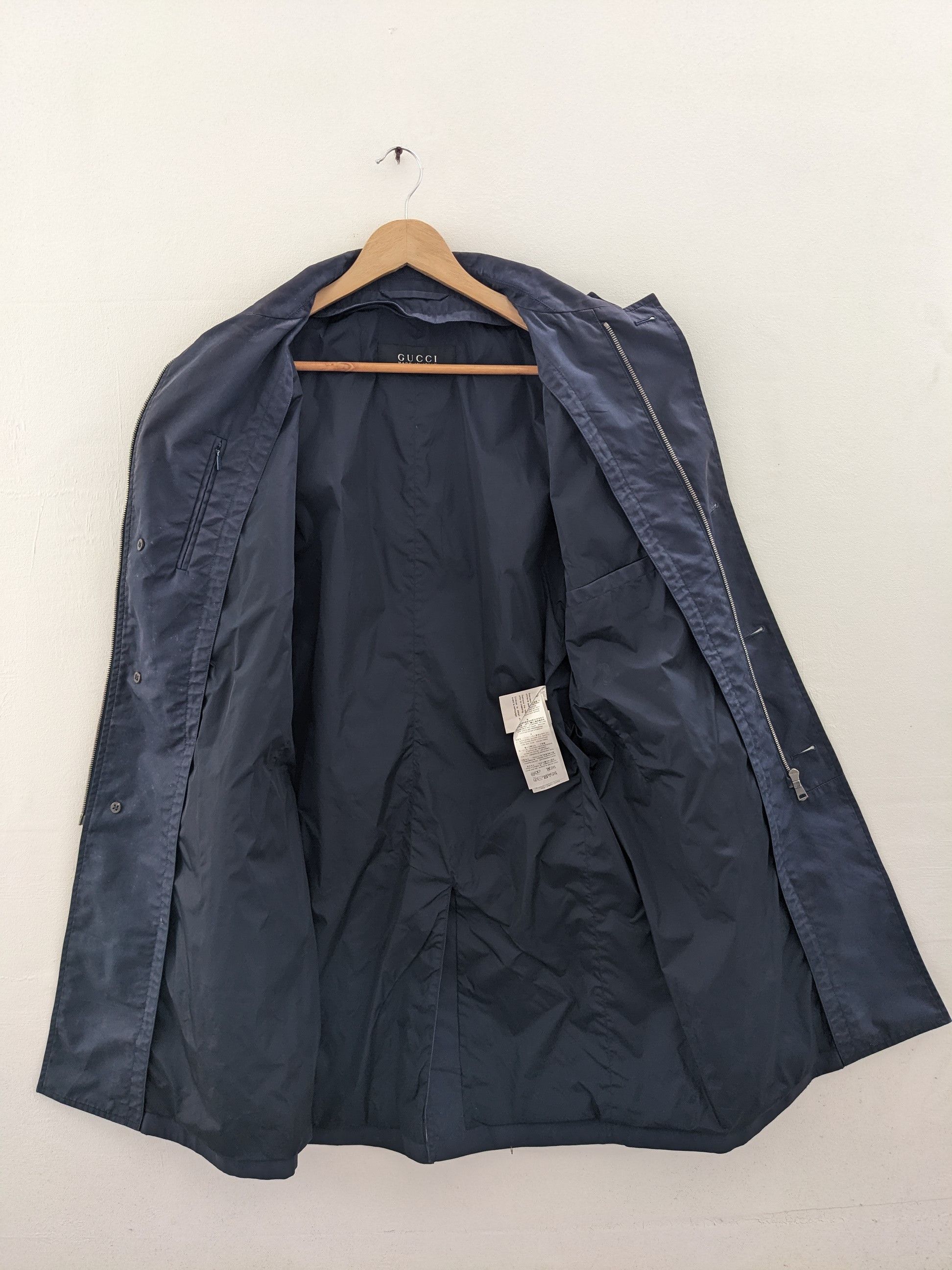 Gucci Gucci Trench Coat Black Multipocket Size L / US 10 / IT 46 - 18 Thumbnail
