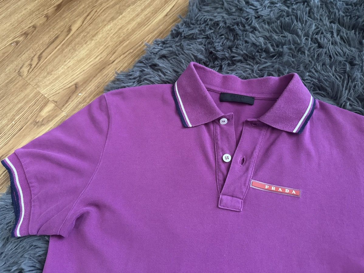 Prada Prada Red Tab Polo Size US S / EU 44-46 / 1 - 2 Thumbnail