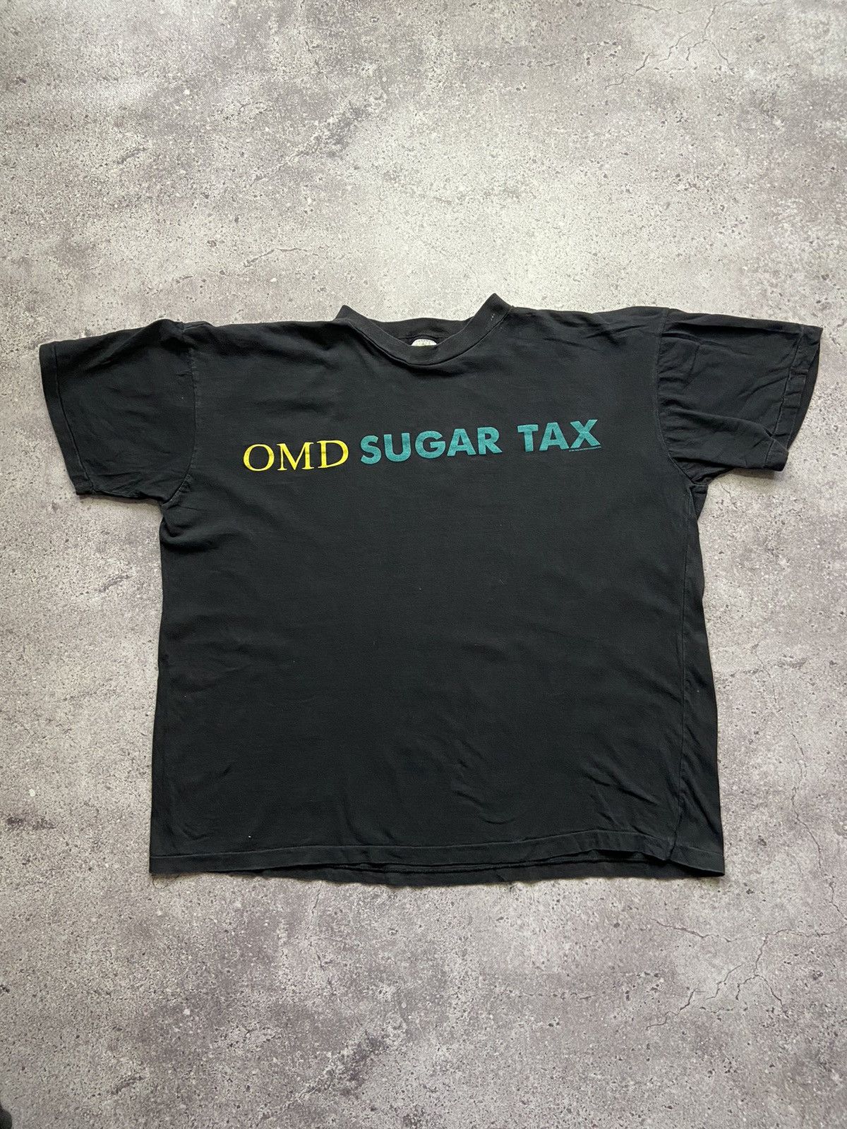 Band Tees Rare Vintage O.M.D. 1991 Sugar Tax Tour Tee Size US XL / EU 56 / 4 - 1 Thumbnail