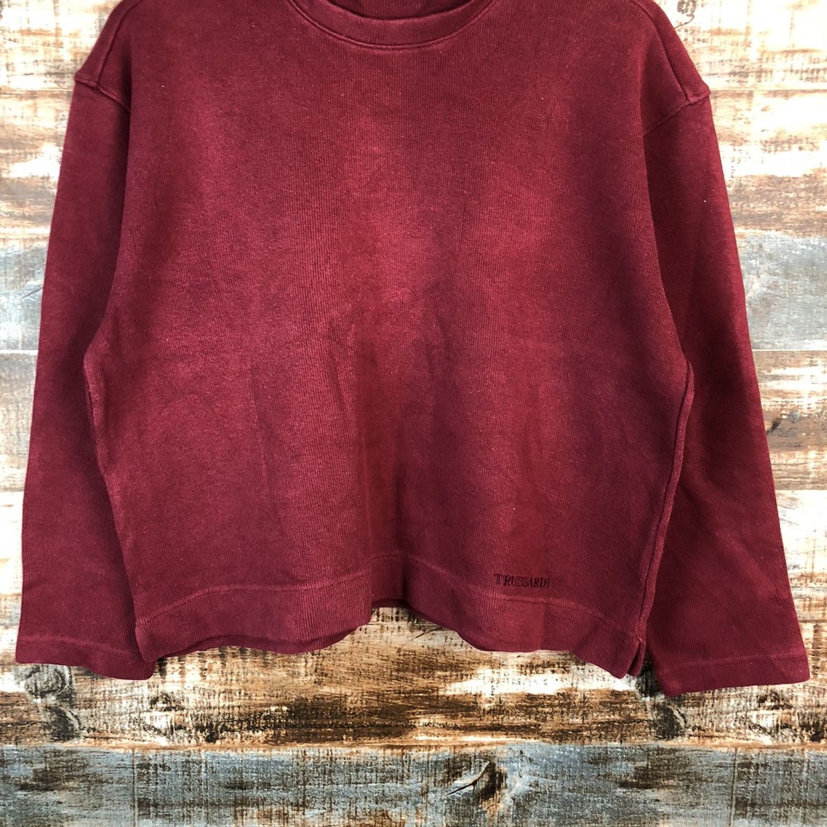 Homespun Knitwear Trussardi vintage Red Knitwear #A1386 Size US S / EU 44-46 / 1 - 6 Thumbnail