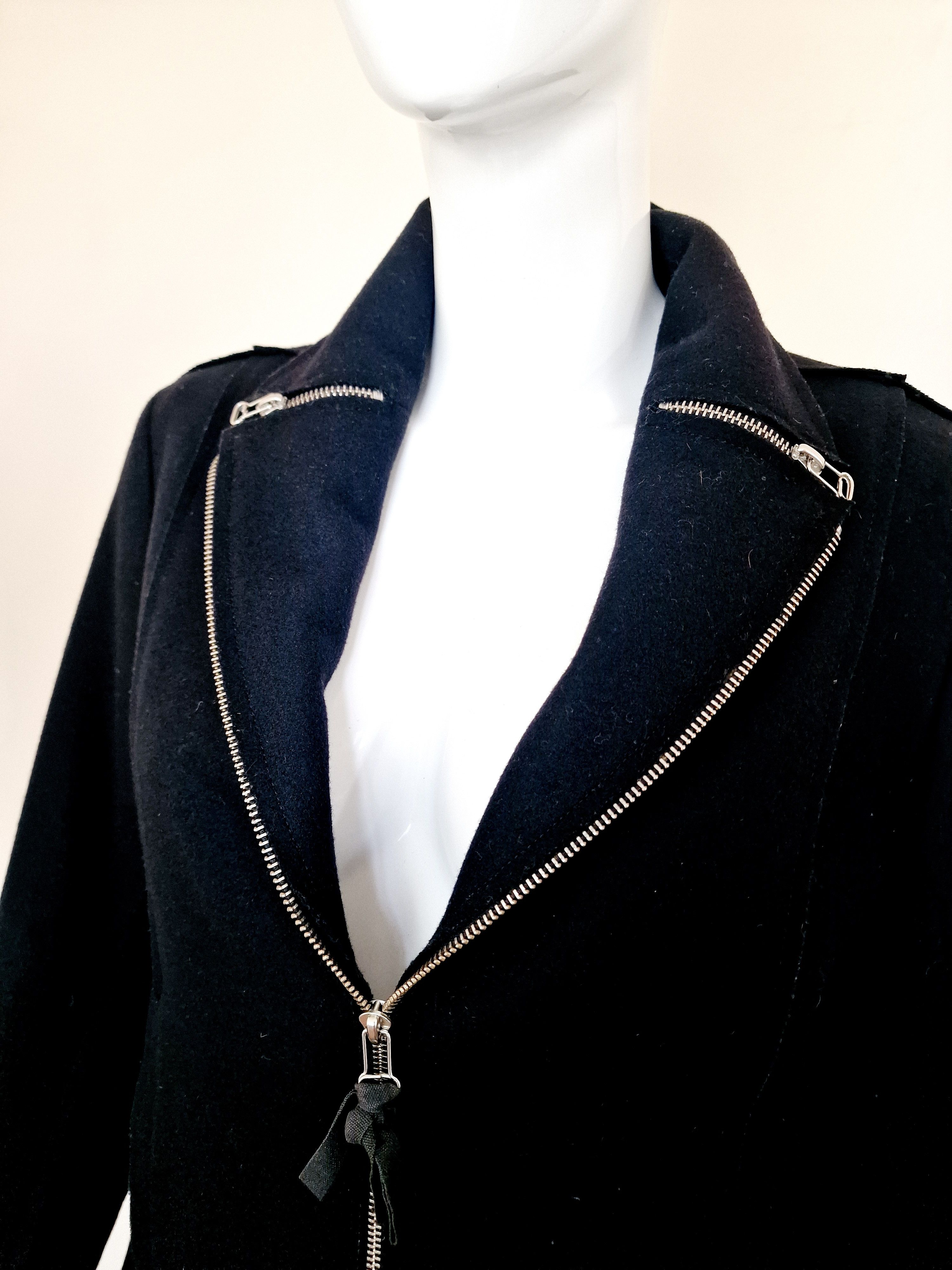 Maison Margiela Martin Maison Margiela F/W 2006 Zipper Zip Wool Jacket Size M / US 6-8 / IT 42-44 - 2 Thumbnail