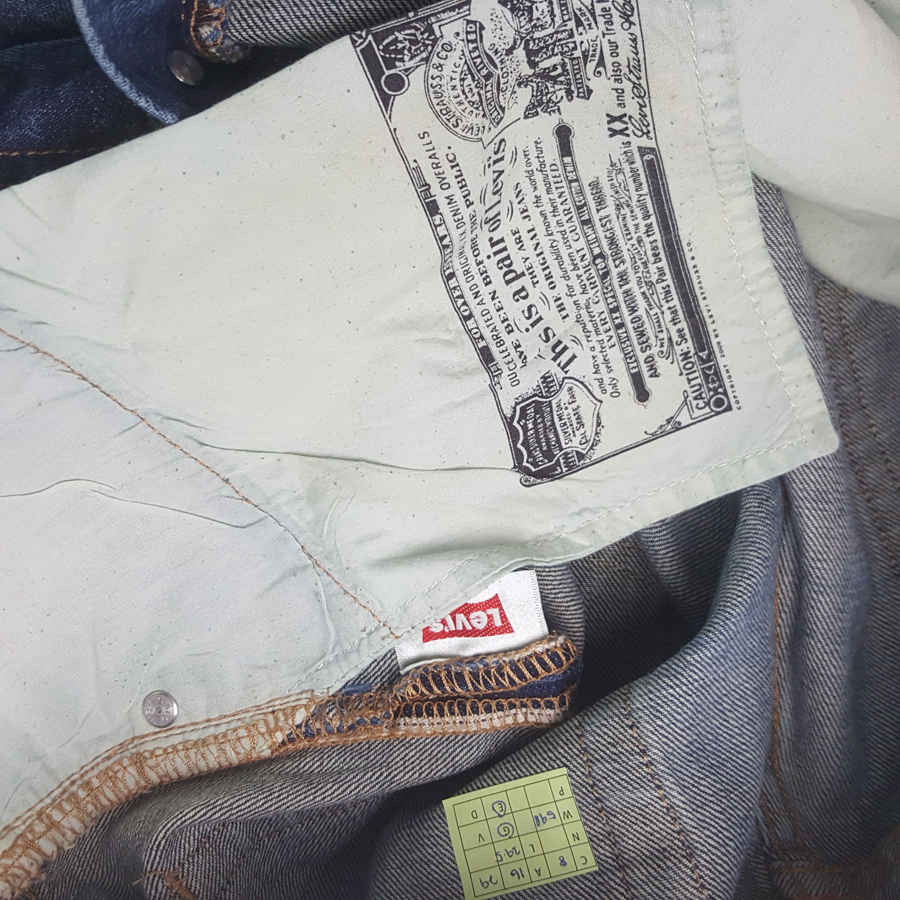 Levi's Vintage Levi's 501 Selvedge American Denim Jeans RR8 Size US 32 / EU 48 - 8 Thumbnail