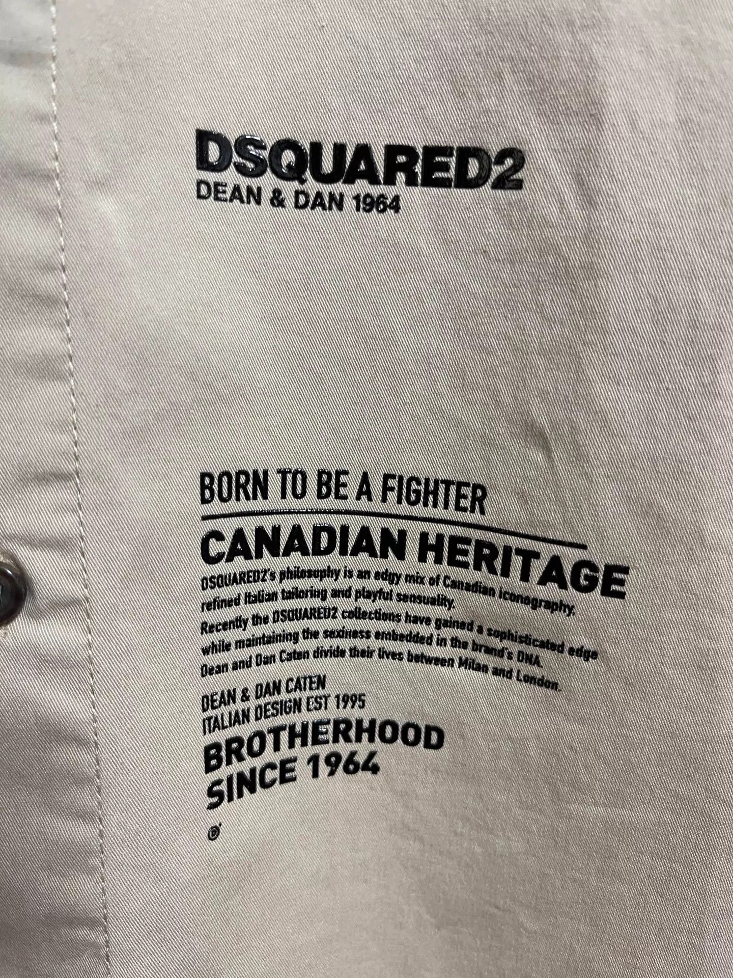 Dsquared2 Dsquared2 D2 Oversized Short Sleeve Shirt 50/52 Khaki Size US L / EU 52-54 / 3 - 5 Thumbnail