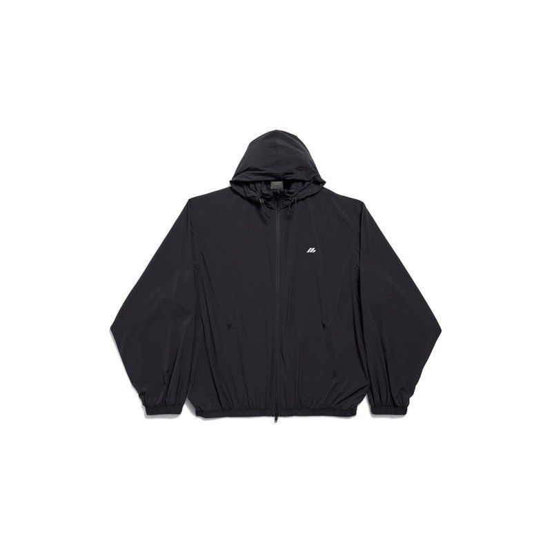 Balenciaga o1la1rc1a0925 Activewear Windbreaker Jacket in Black Size US M / EU 48-50 / 2 - 1 Thumbnail