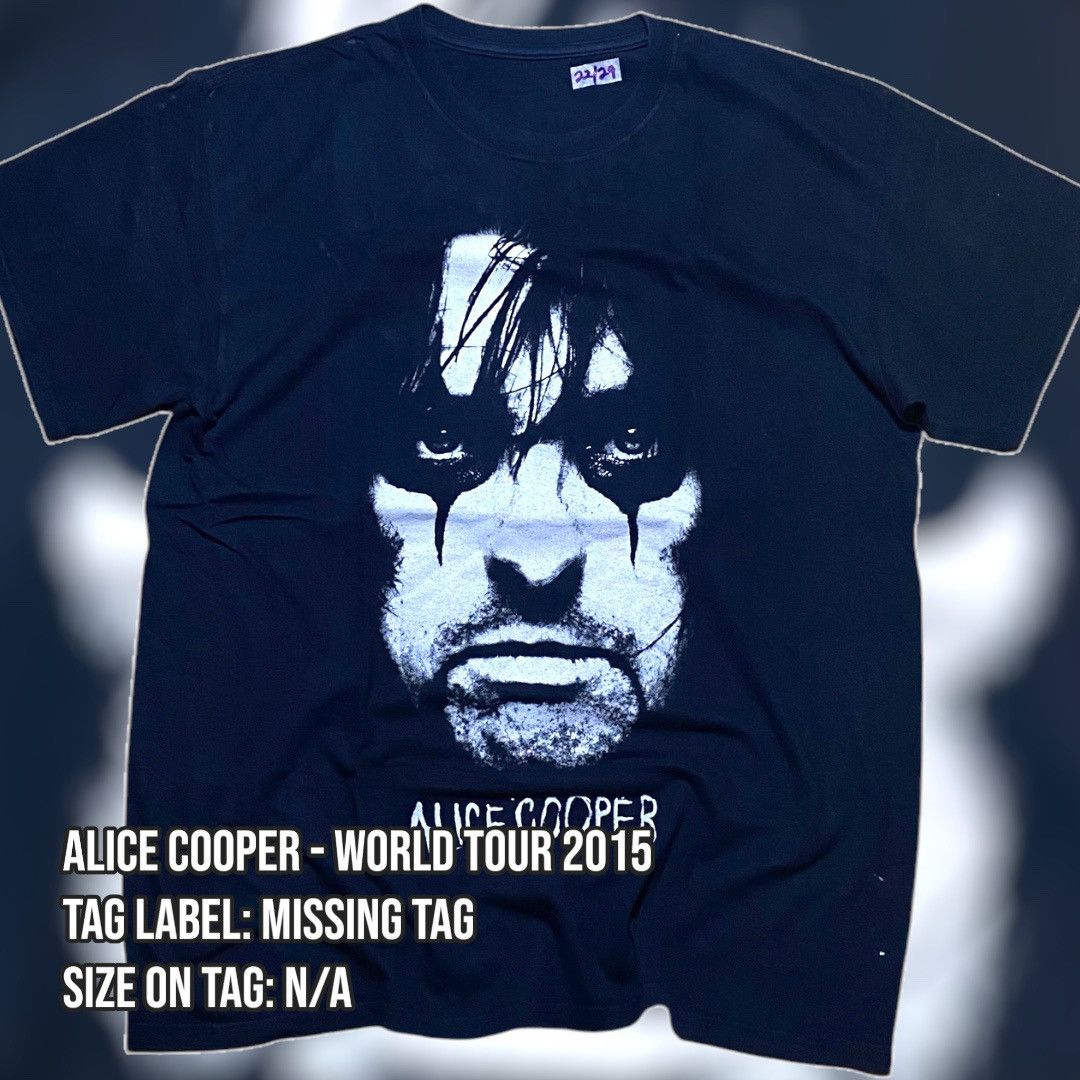 Band Tees Alice Cooper World Tour 2015 Band Tee Size US L / EU 52-54 / 3 - 1 Thumbnail