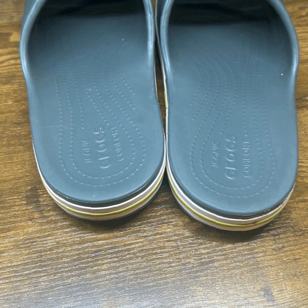 Crocs CROCS Bayaband Slip On Sandals Gray 11 Women Comfort Mule Multicolor Manmade Upper Casual Shoes Size US 11 / IT 41 - 6 Thumbnail
