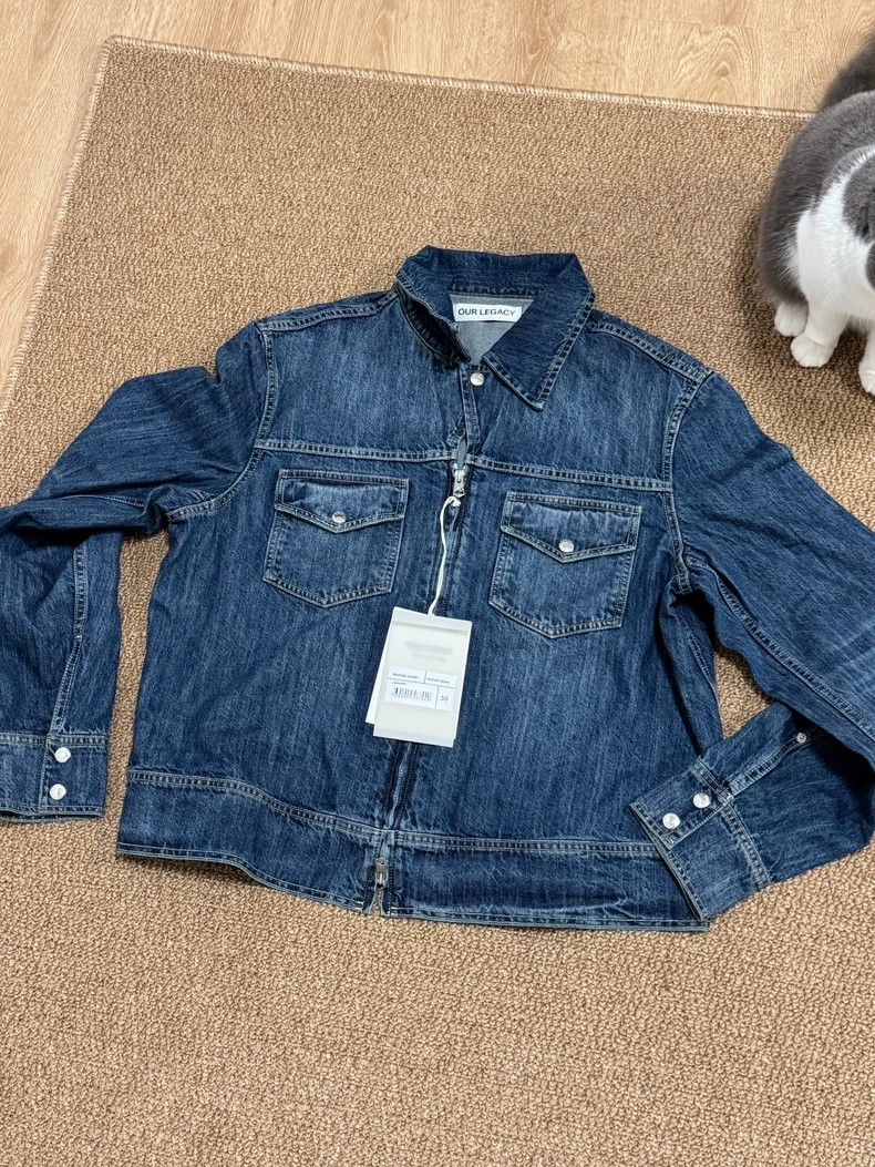 Our Legacy our legacy size 50 24fw denim jacket TRUCKER JACKET 2502-Ne Size US M / EU 48-50 / 2 - 9 Thumbnail