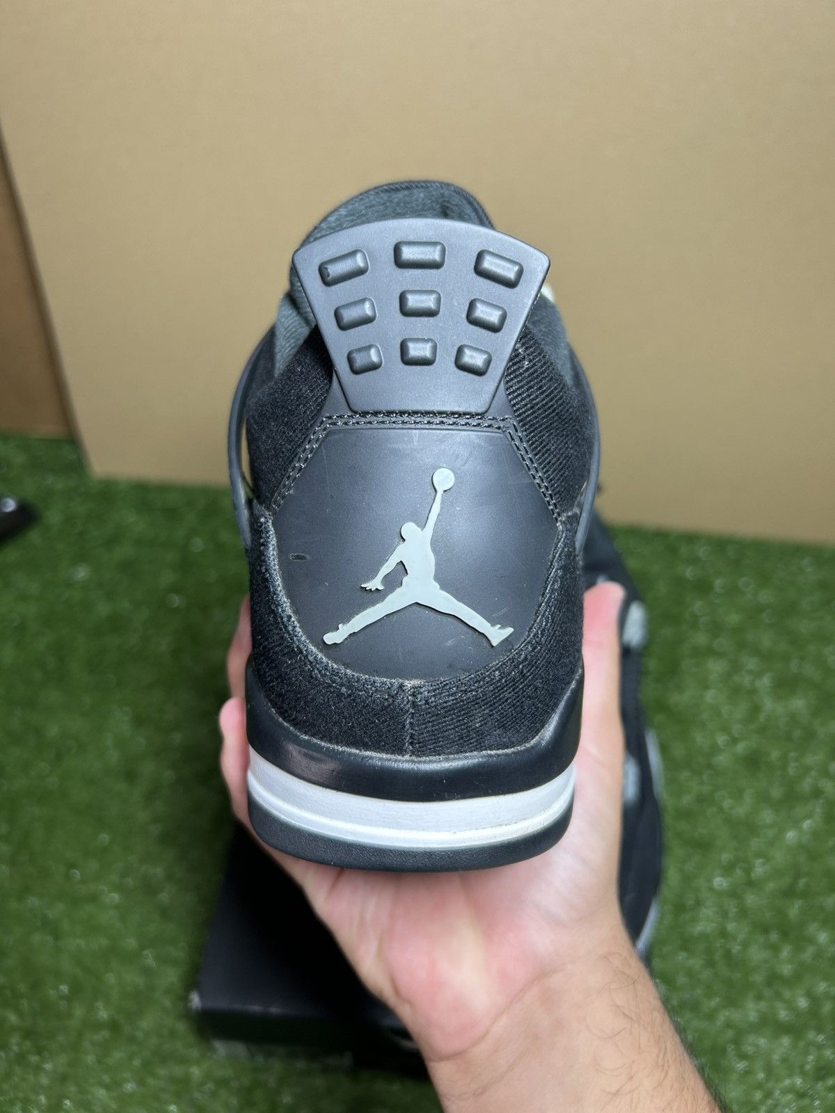 Jordan Brand Jordan 4 Black Canvas Size US 11 / EU 44 - 8 Thumbnail