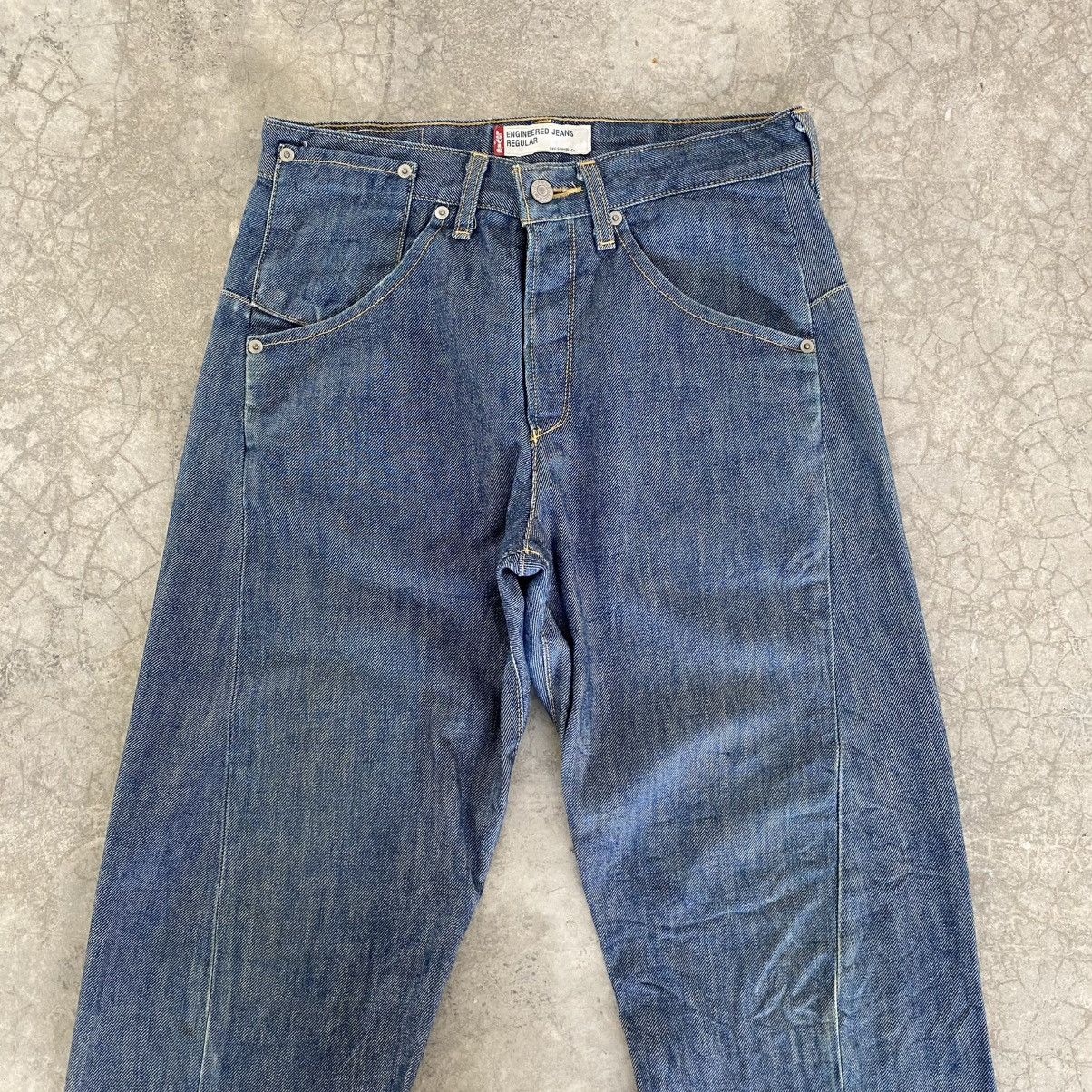 Levi's Vintage Levis Engineered Takuya Kimura Regular Denim Jeans Size US 30 / EU 46 - 2 Thumbnail