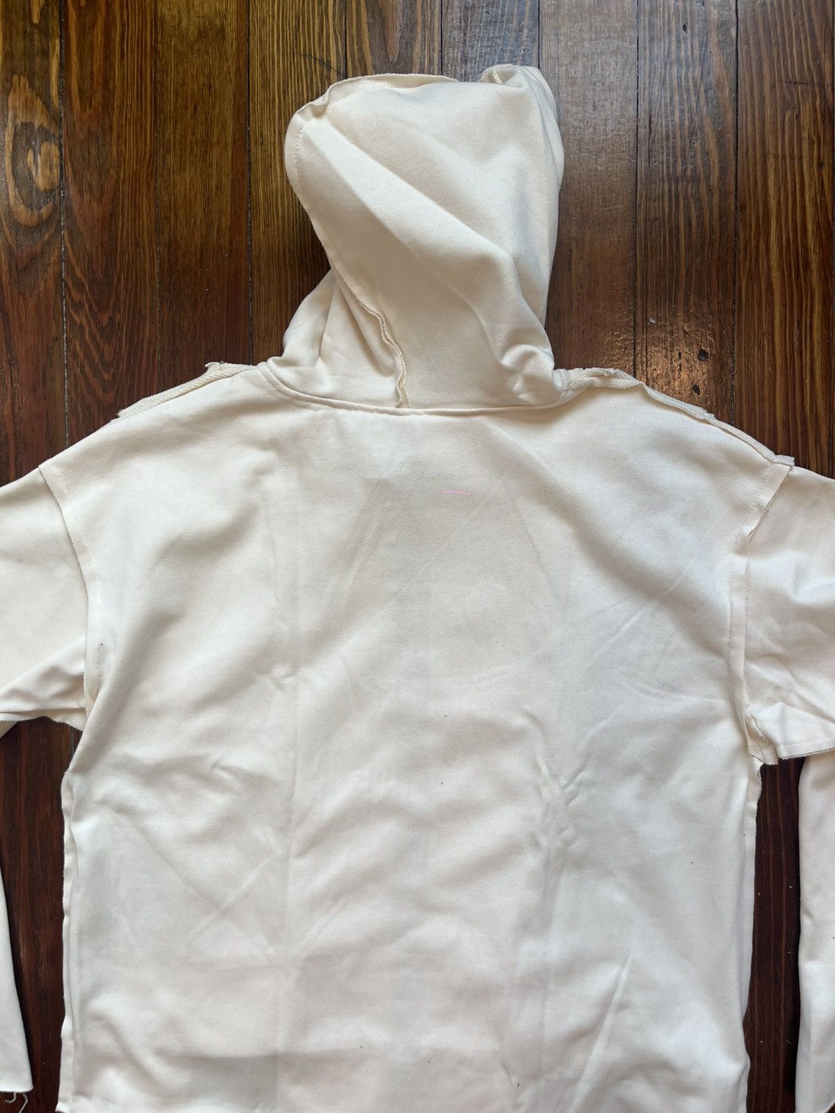 Other Beige Reconstructed Loose Fit Gold Zipper Long Sleeve Hoodie Size US M / EU 48-50 / 2 - 7 Thumbnail