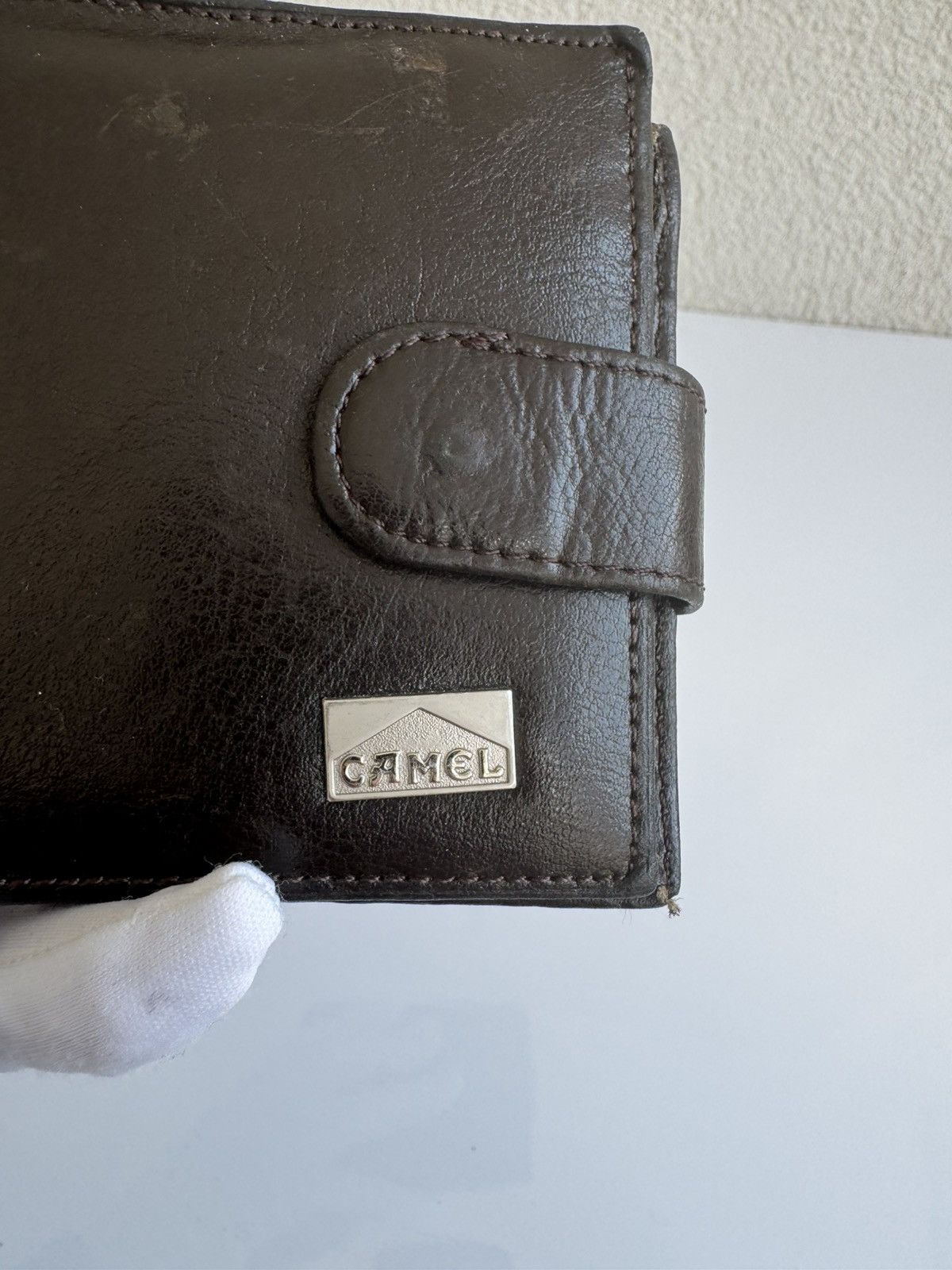 Camel Camel Black Leather Wallet Bifold Size ONE SIZE - 2 Thumbnail